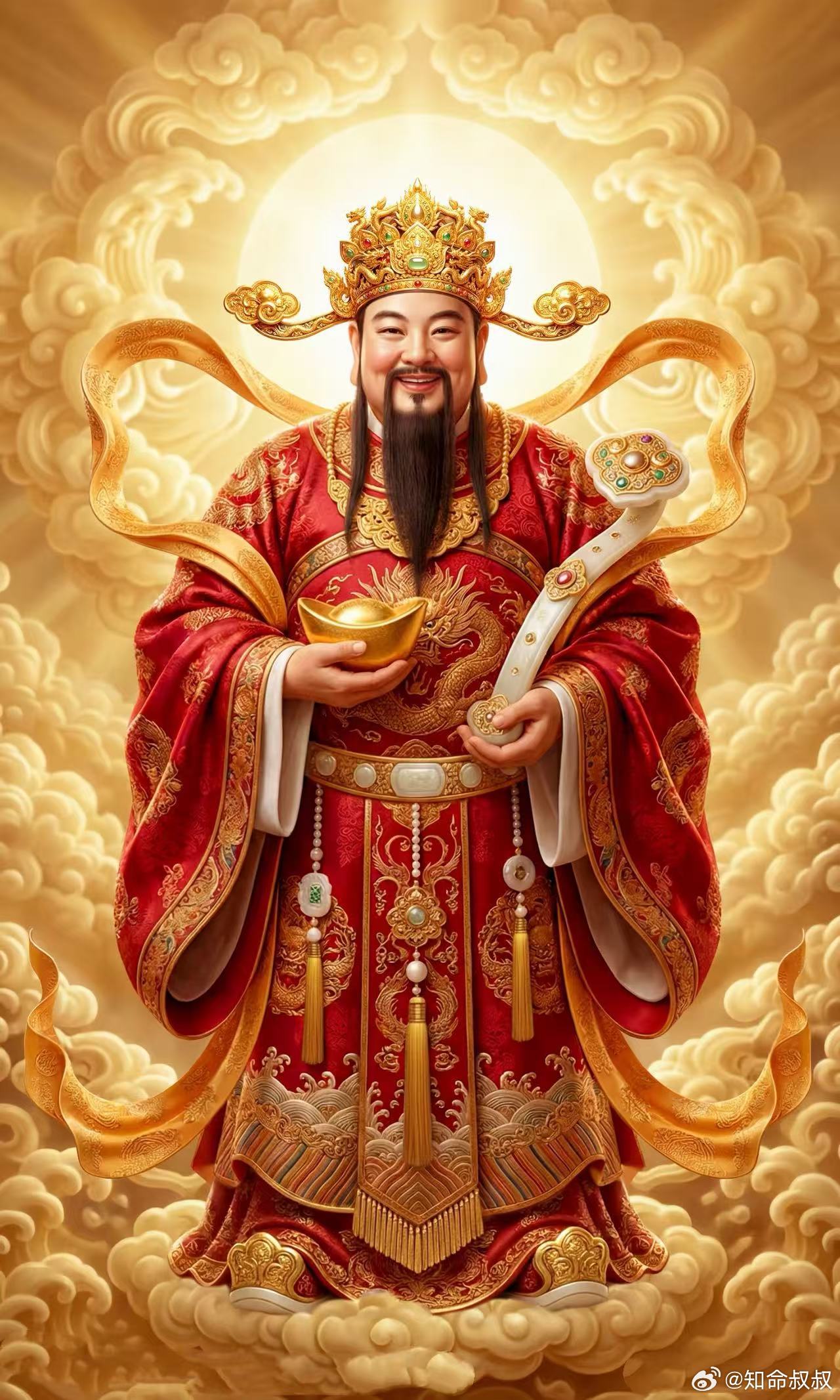 财神到🙏，愿财神护佑宅院财运亨通，愿金银满屋日日增收，生意兴隆四海相通，事业腾