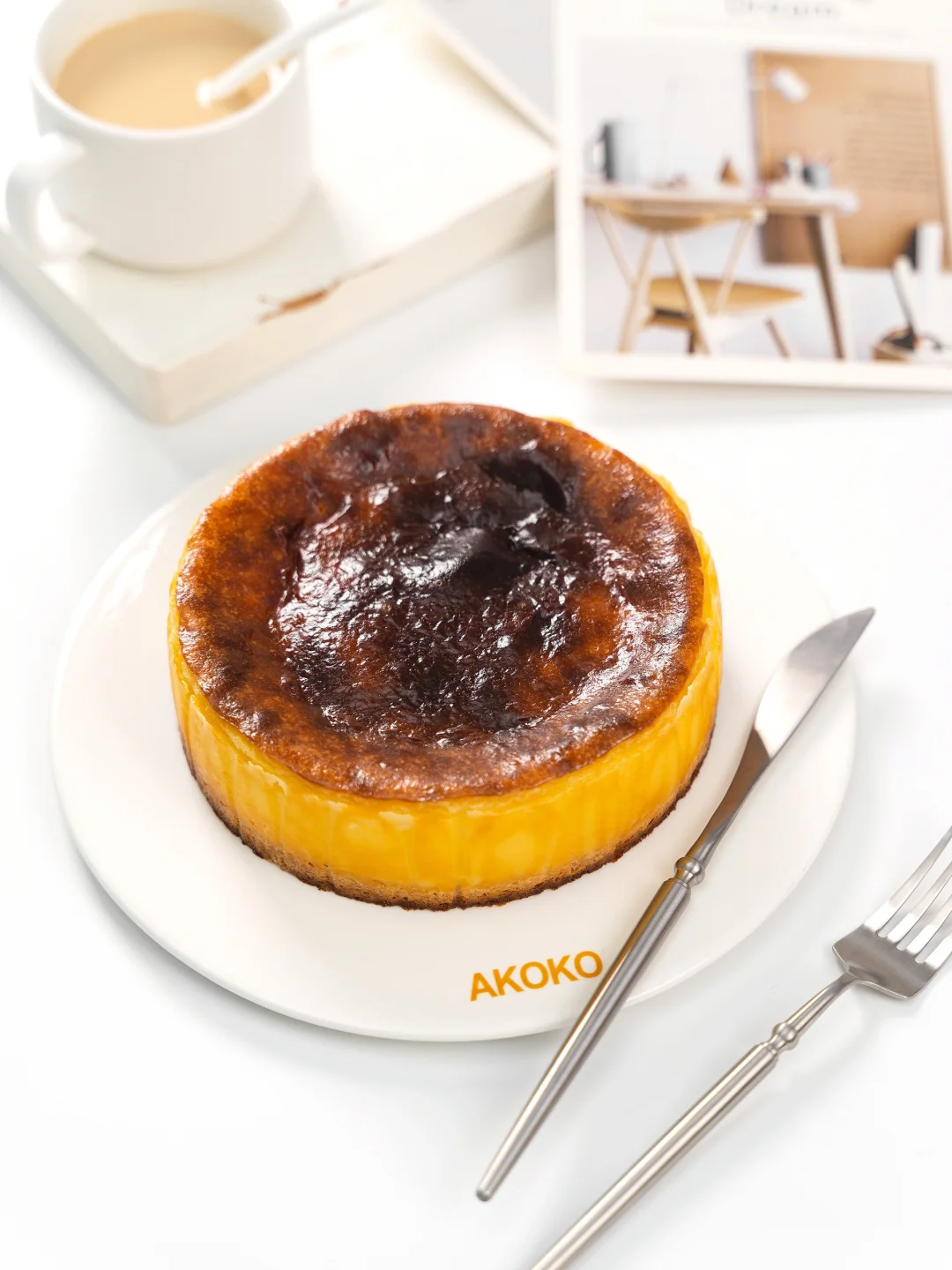 适合做下午茶的巴斯克芝士蛋糕