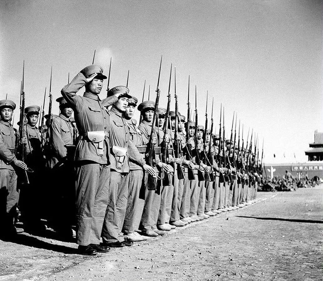 1952年新中国成立三周年大阅兵 ​​​