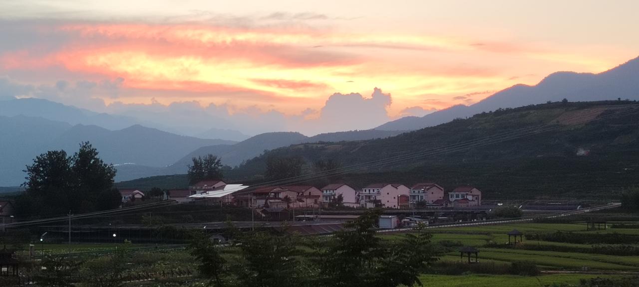 昨天下午刚刚桔乡拍的：夕阳·晚霞