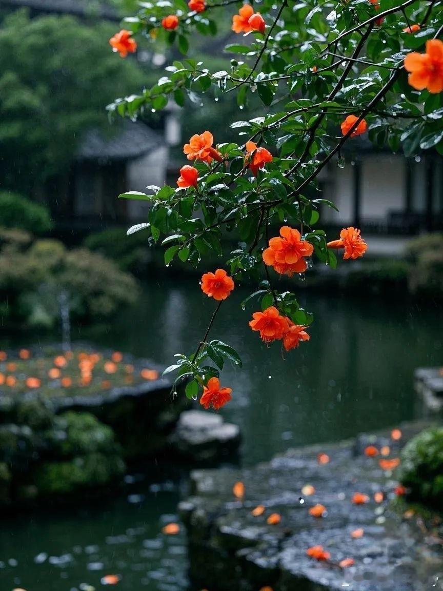 很入心的一段话：“没有一朵花一开始就是花，也没有一朵花到最后仍是花。曾经以为，风