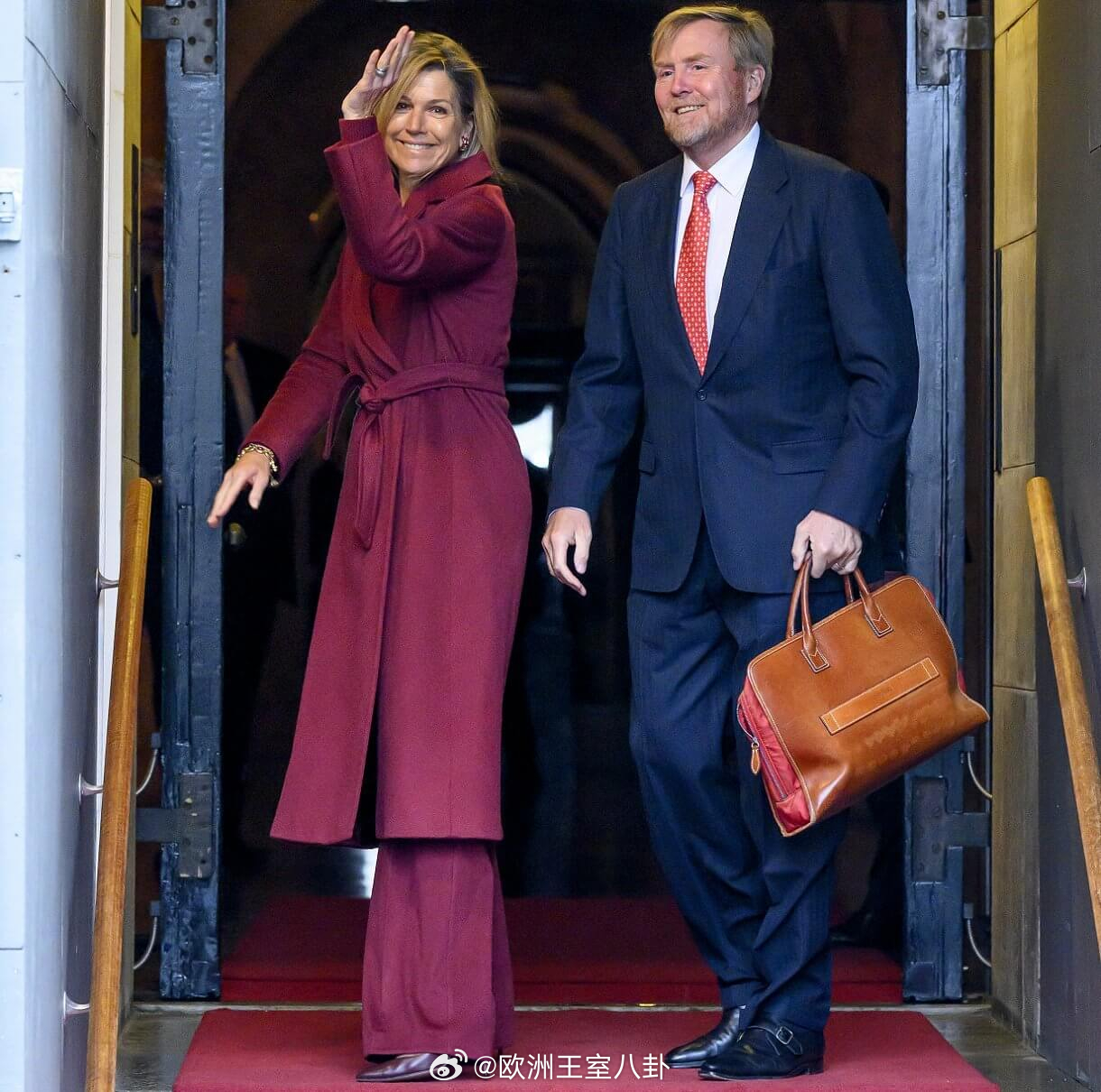1.12 荷兰王室成员出席新年接待会，暂时只有破图 