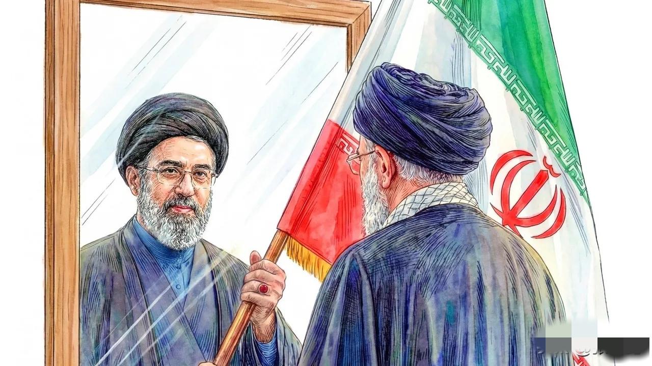 伊朗最高国家安全委员会秘书拉里贾尼今天发文谈伊朗新当选最高领袖穆杰塔夫：“阿亚图