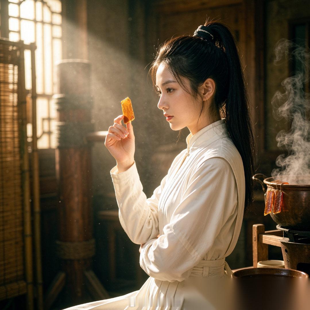 刷到陈丽君这支东阿阿胶的武侠片，第一反应不是“哇好飒”，而是“终于有品牌把跨界玩