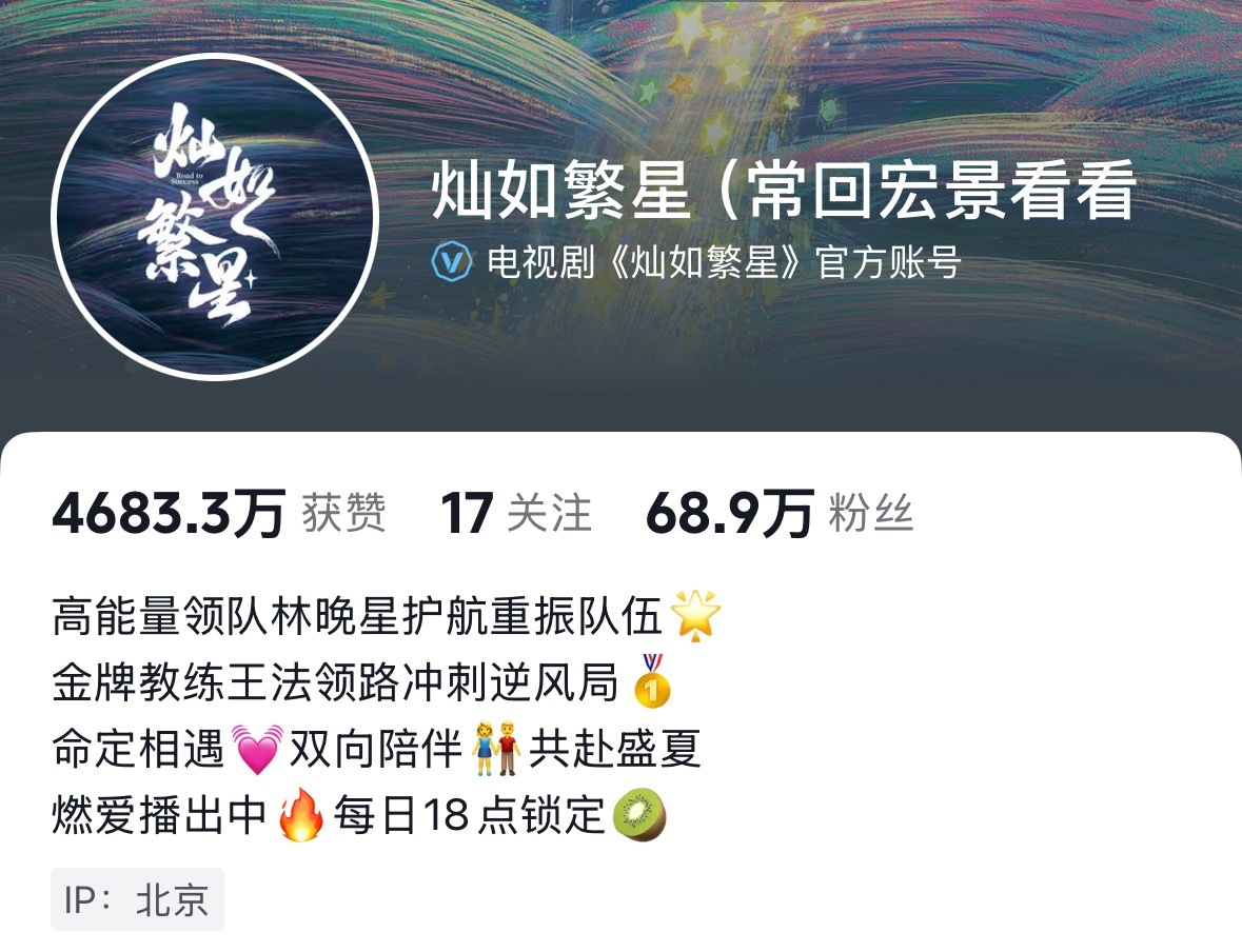 灿如繁星 常回宏景看看……😭虞书欣林晚星
