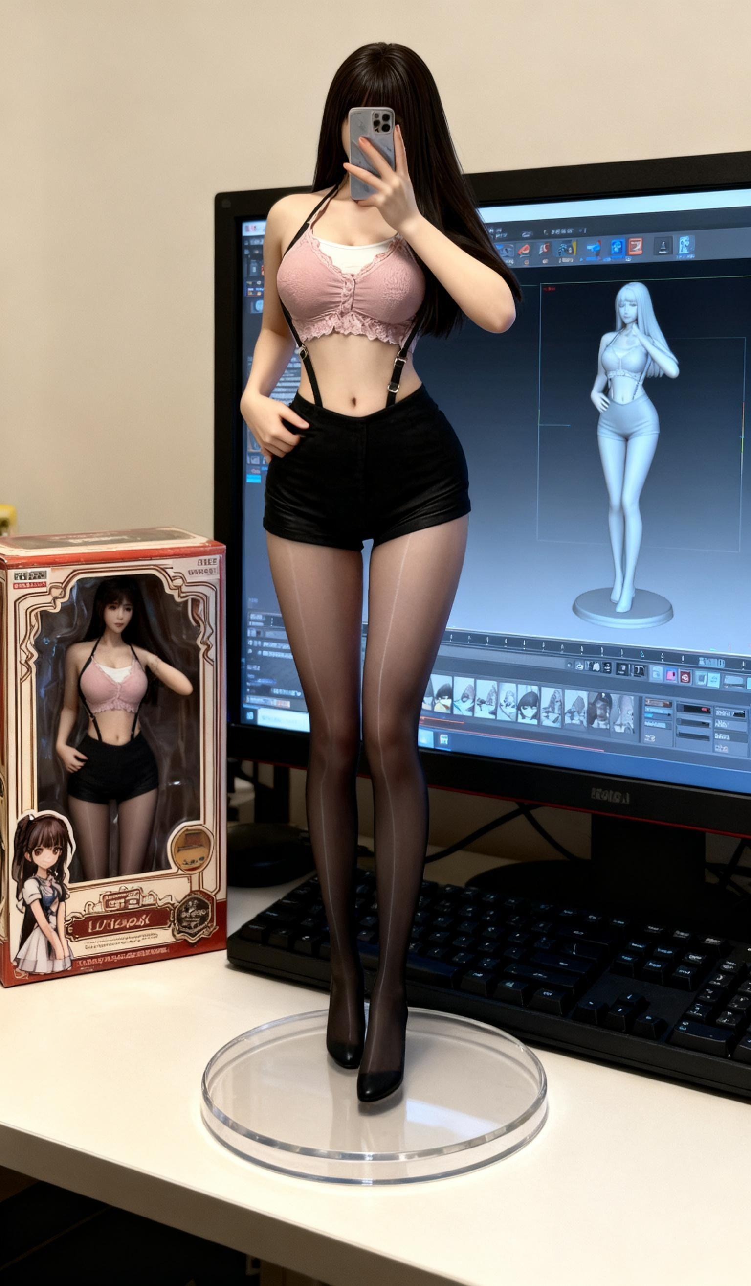 ai秒变专属真人手办 二次元 甜美穿搭 二次元少女 甜美风