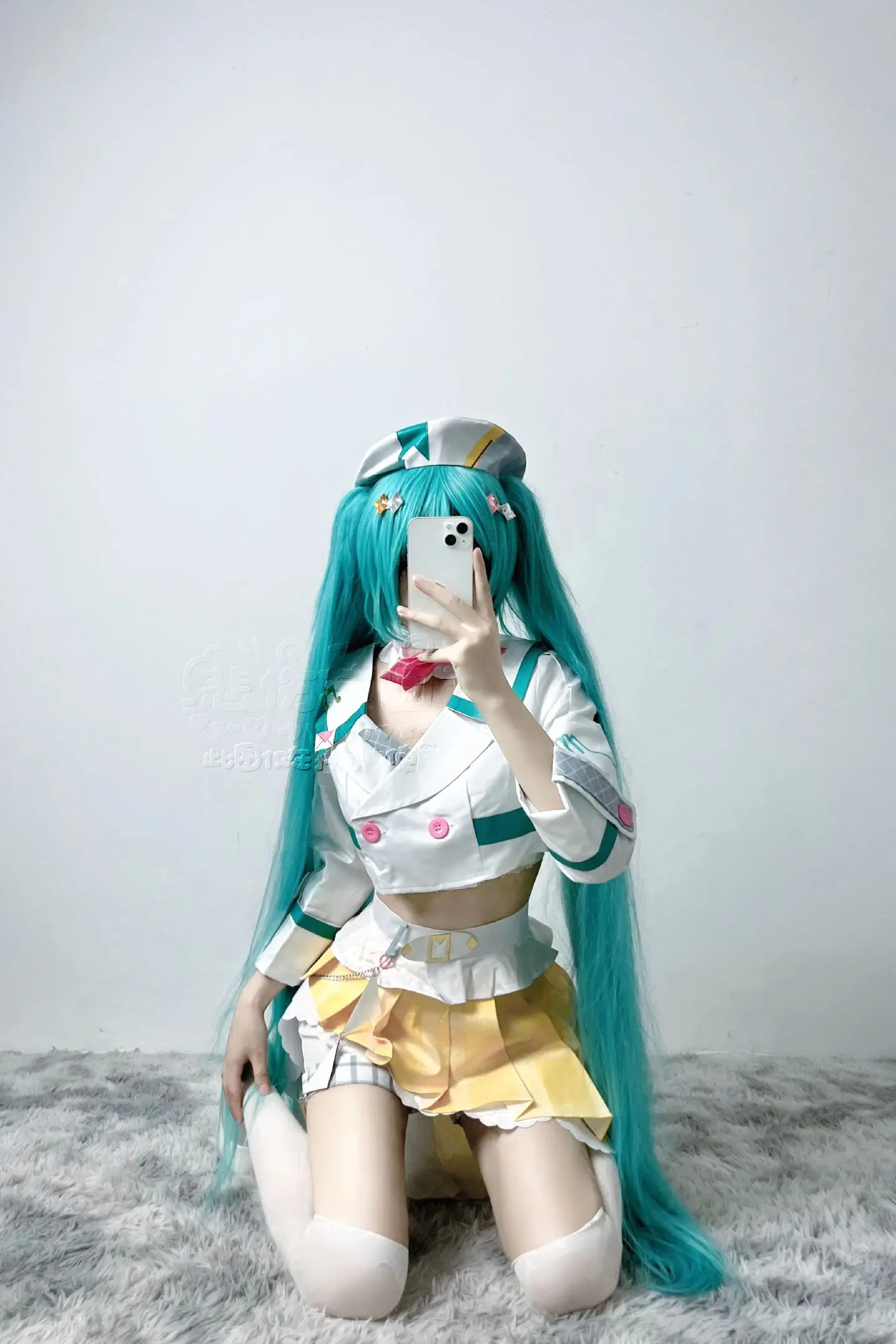初音未来 赛车服 cos cosplay miku