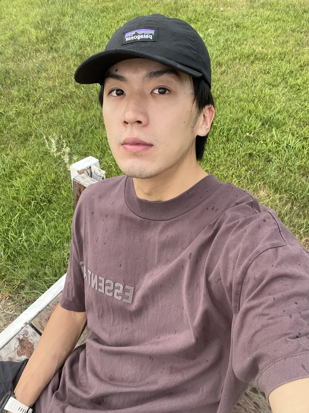 在山里淋着雨吹着风太舒服了