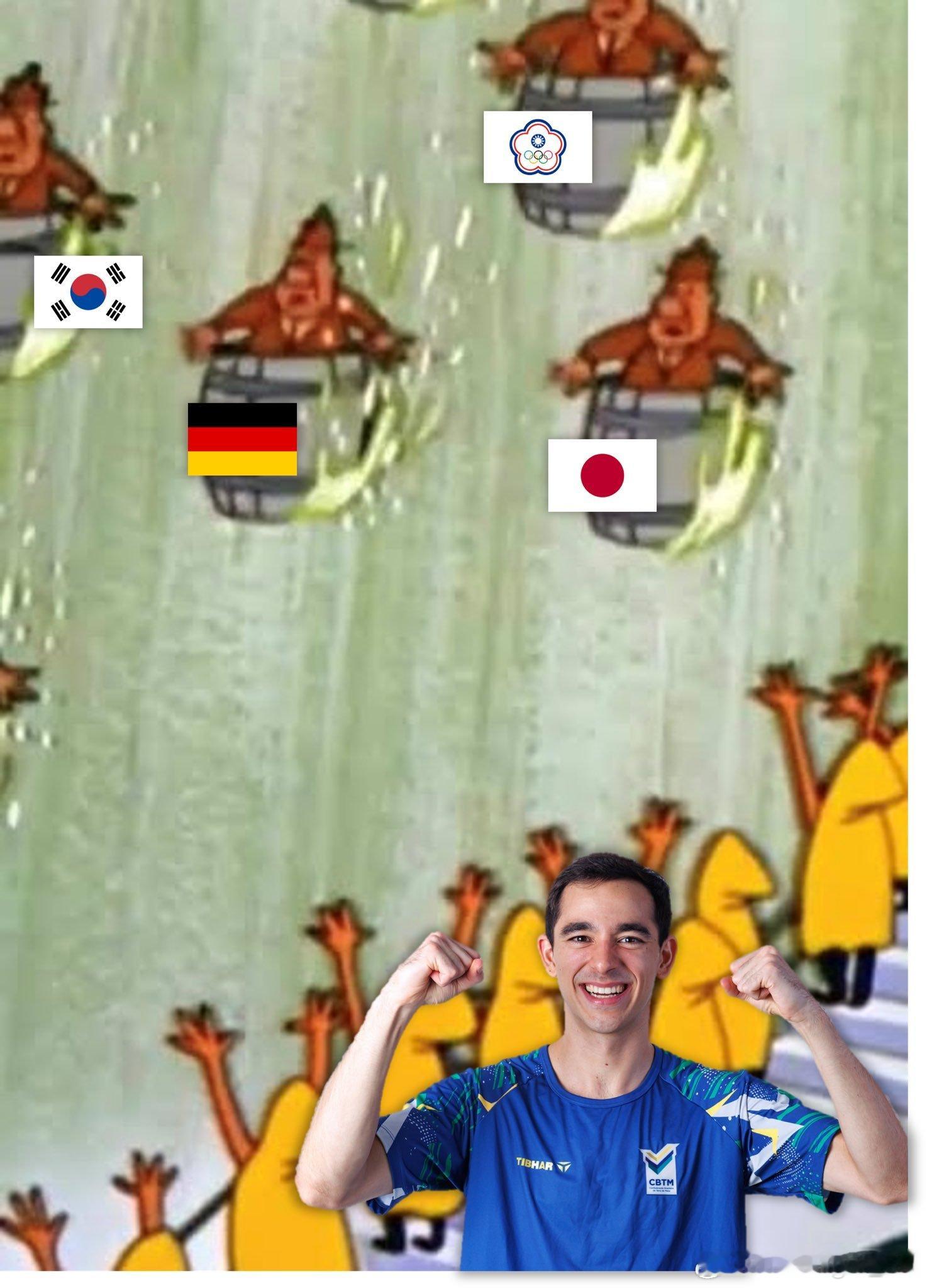 巴西乒协的魔性图 ​​​