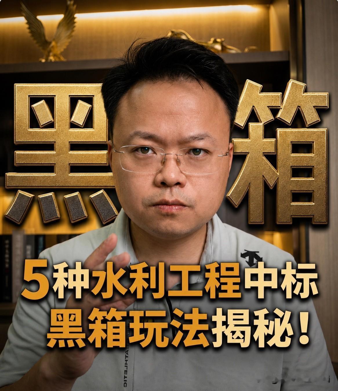 水利大哥最新通报撕开了这个隐秘江湖的遮羞布，这五种水利工程中标黑箱玩法你知道几个