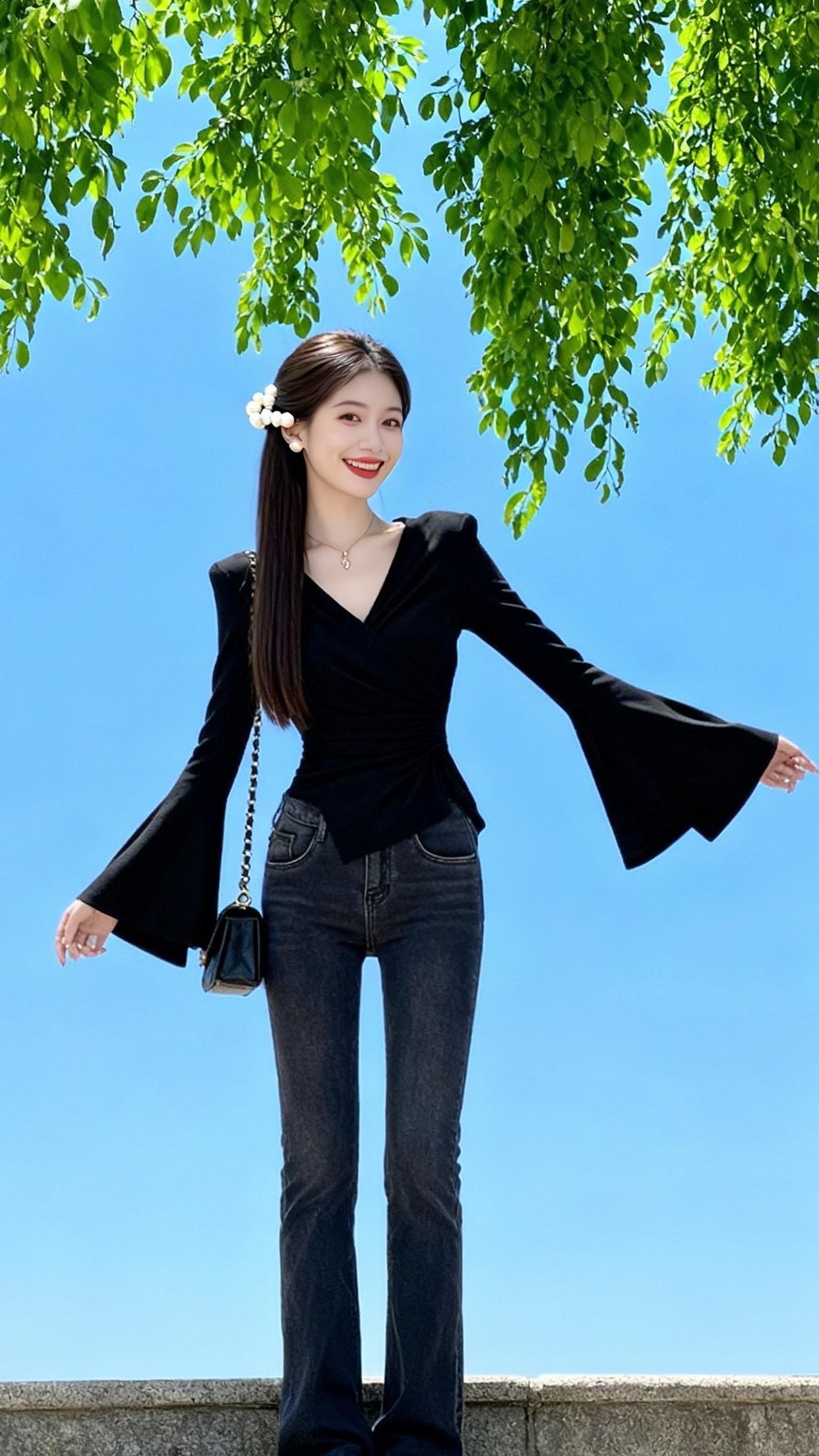 不规则打底衫 洋气上档次 谁穿谁好看 面料柔软舒适 显瘦穿搭