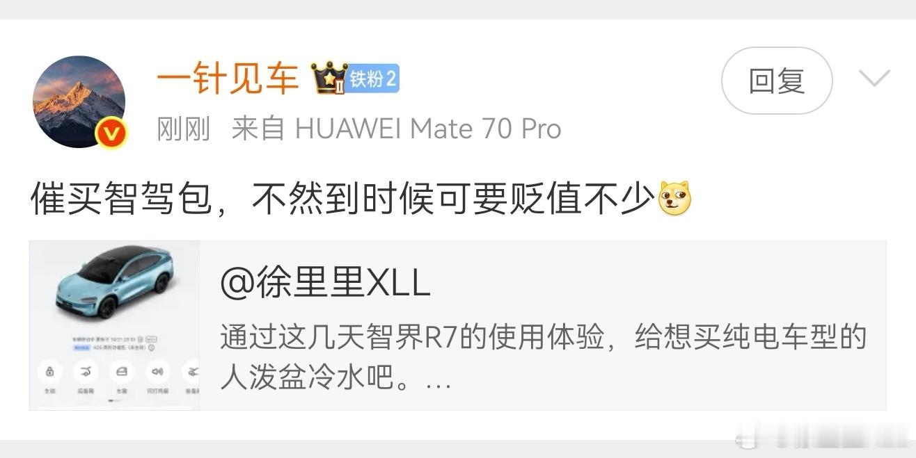 你们别催我啊，去催啊。车主是她，车钥匙也在她那，平时当个宝都不让我碰。提车20天