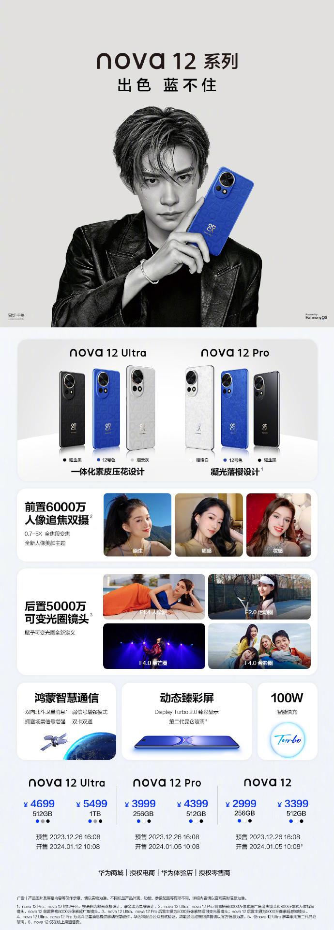 哇[惊喜]华为nova12系列全系都是麒麟5G，标准版和Pro都是搭载麒麟800