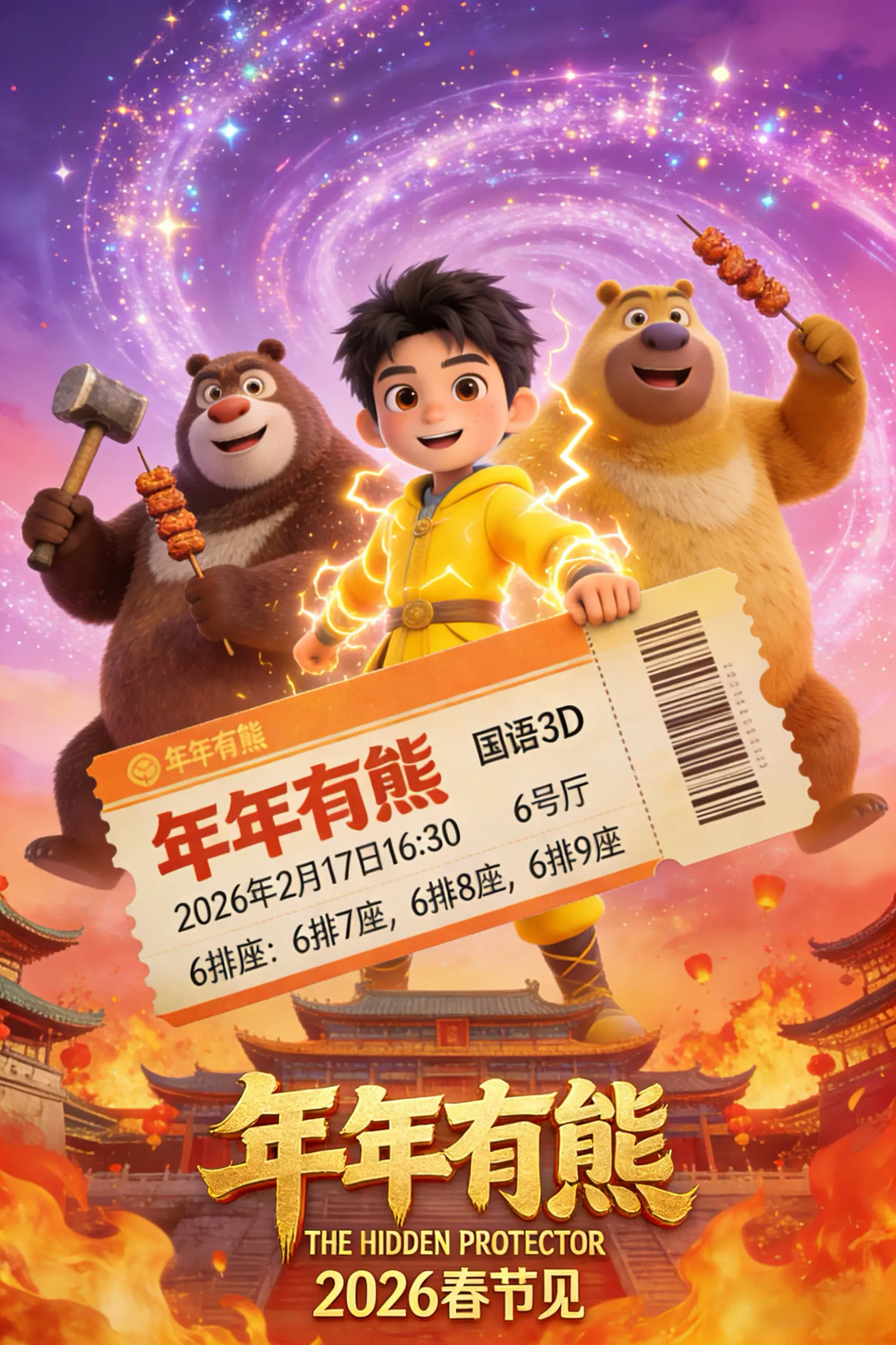 熊出没电影春节氛围感童年回忆 电影推荐电影票团购