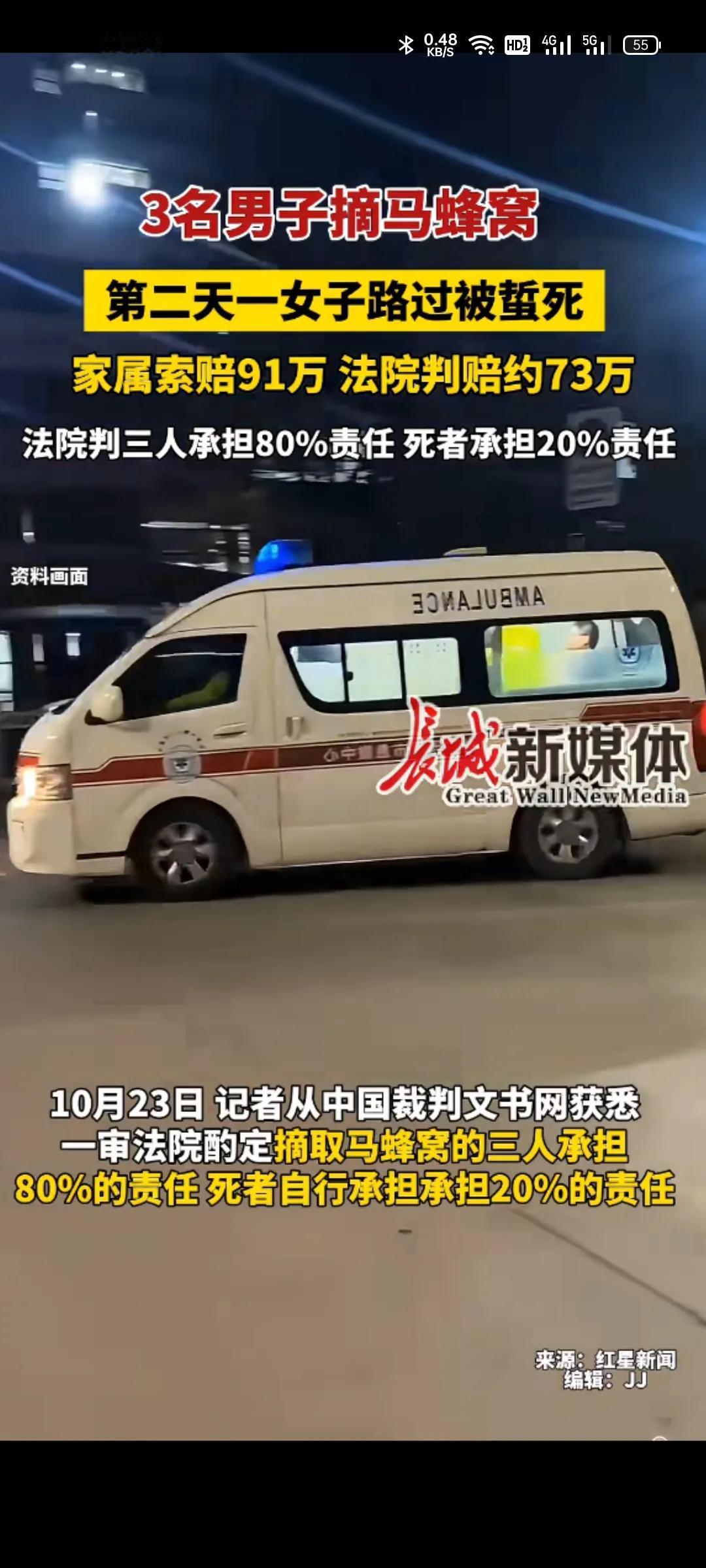 这3个哥们也挺冤的，掏个马蜂窝赔73万