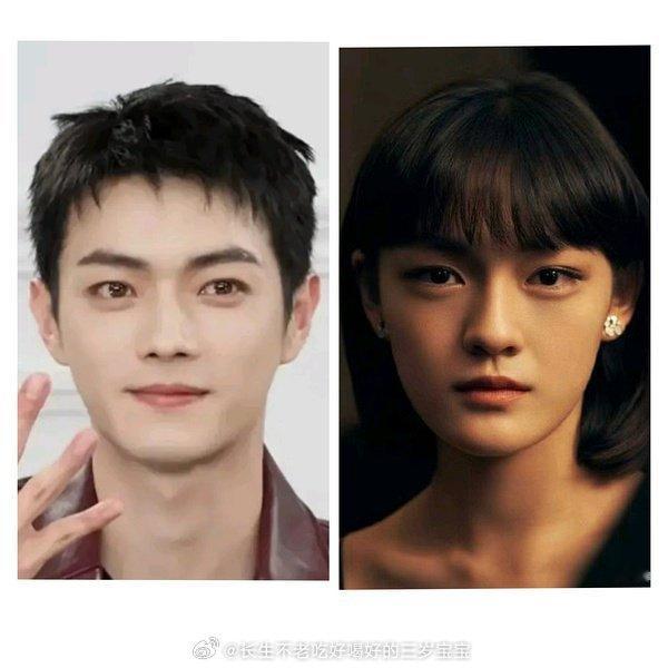许凯直播图有点幻视文淇了，都是高级脸这个发型应该也是着急进组为下部剧做准备的吧 