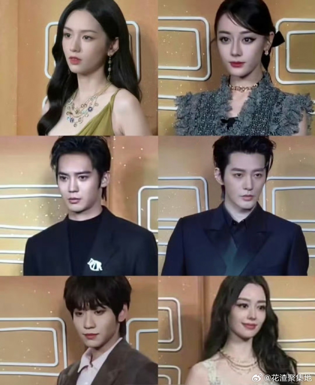 迪丽热巴邓为于适同框 周也、迪丽热巴、于适、邓为、余景天、吉娜 ，同框生图，谁的