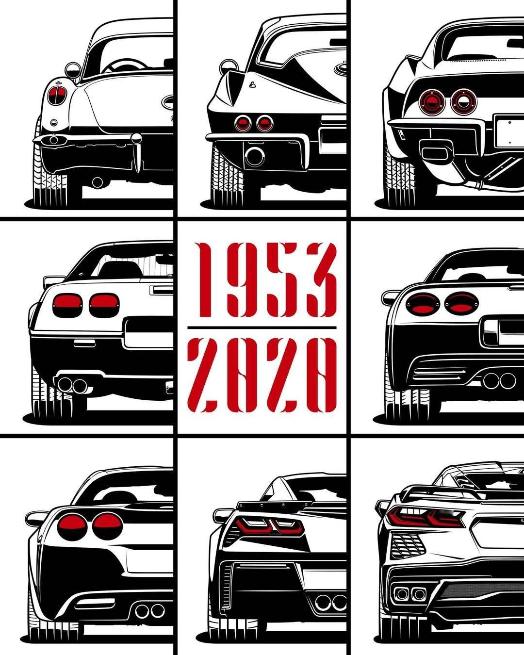 一天一张文艺照 Corvette尾部进化～ 