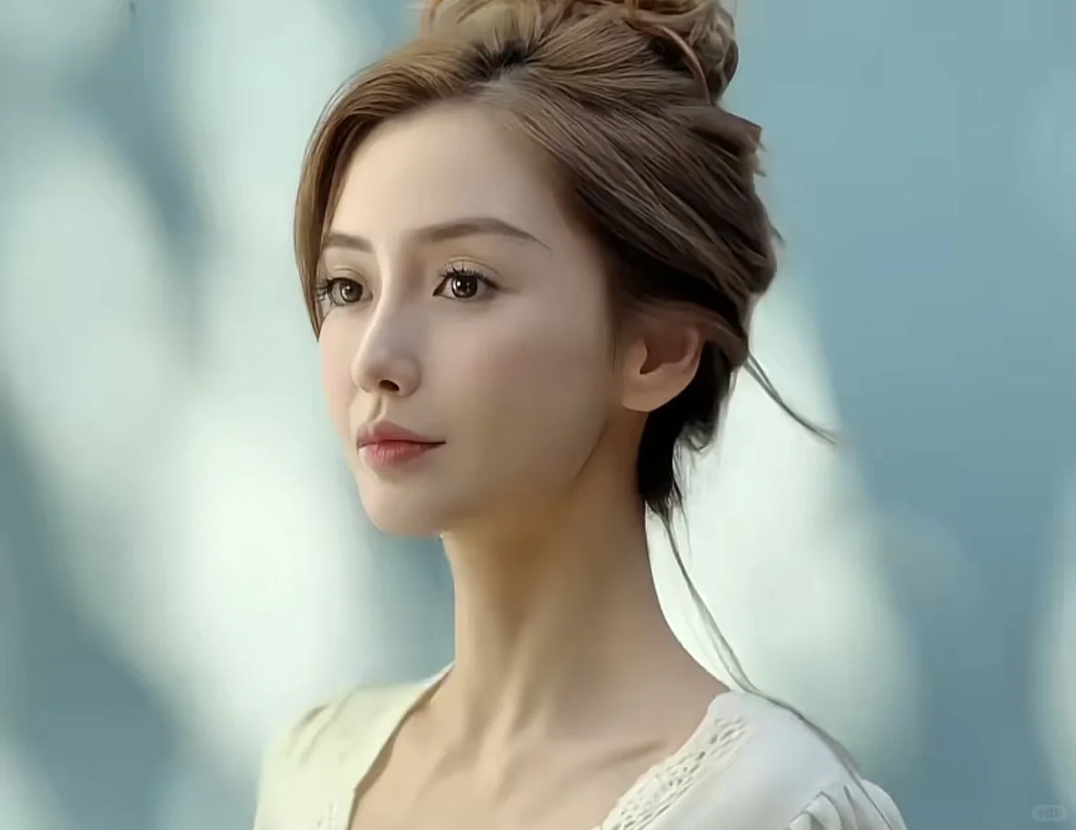 Angelababy卷发挑染