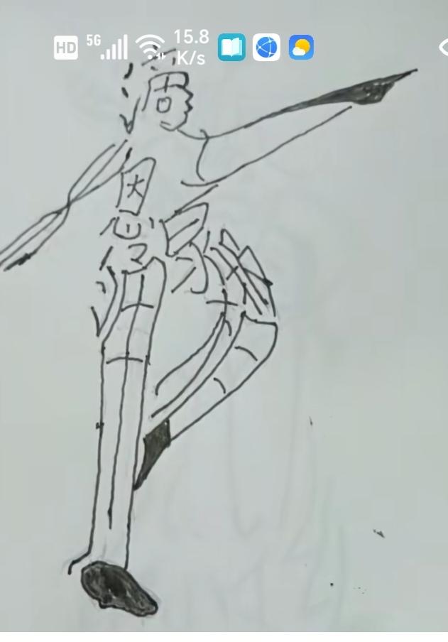 〔看图猜字〕图中画面太有创意了。考察你的视力，观察能力，头脑清醒度，知识储备量等