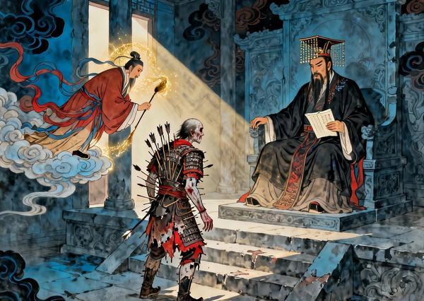 杨七郎金沙滩万箭穿心竟无血，阎王亲查惊知箭拔不得的真相。
 
先跟大家说清楚，这