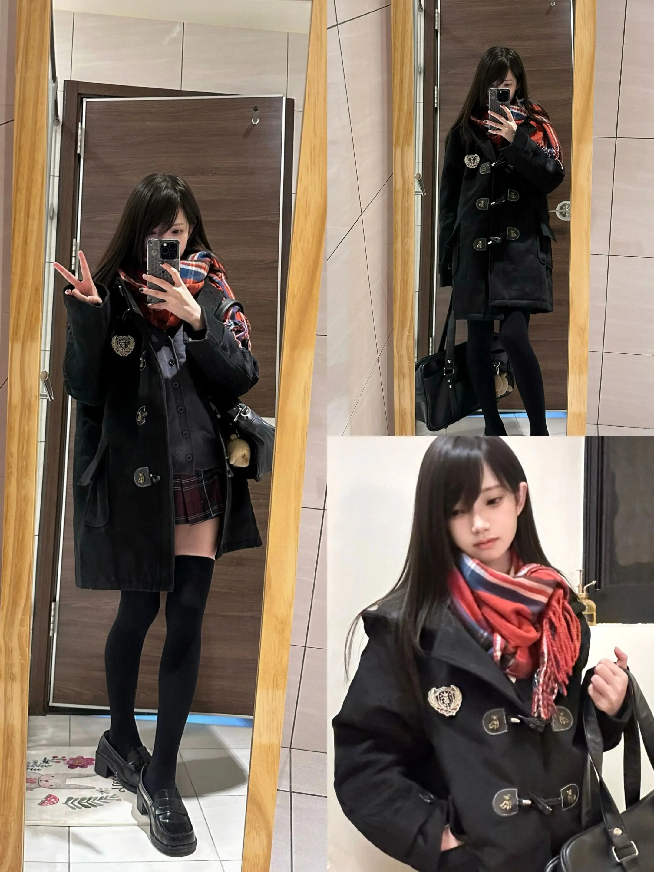 大衣底。