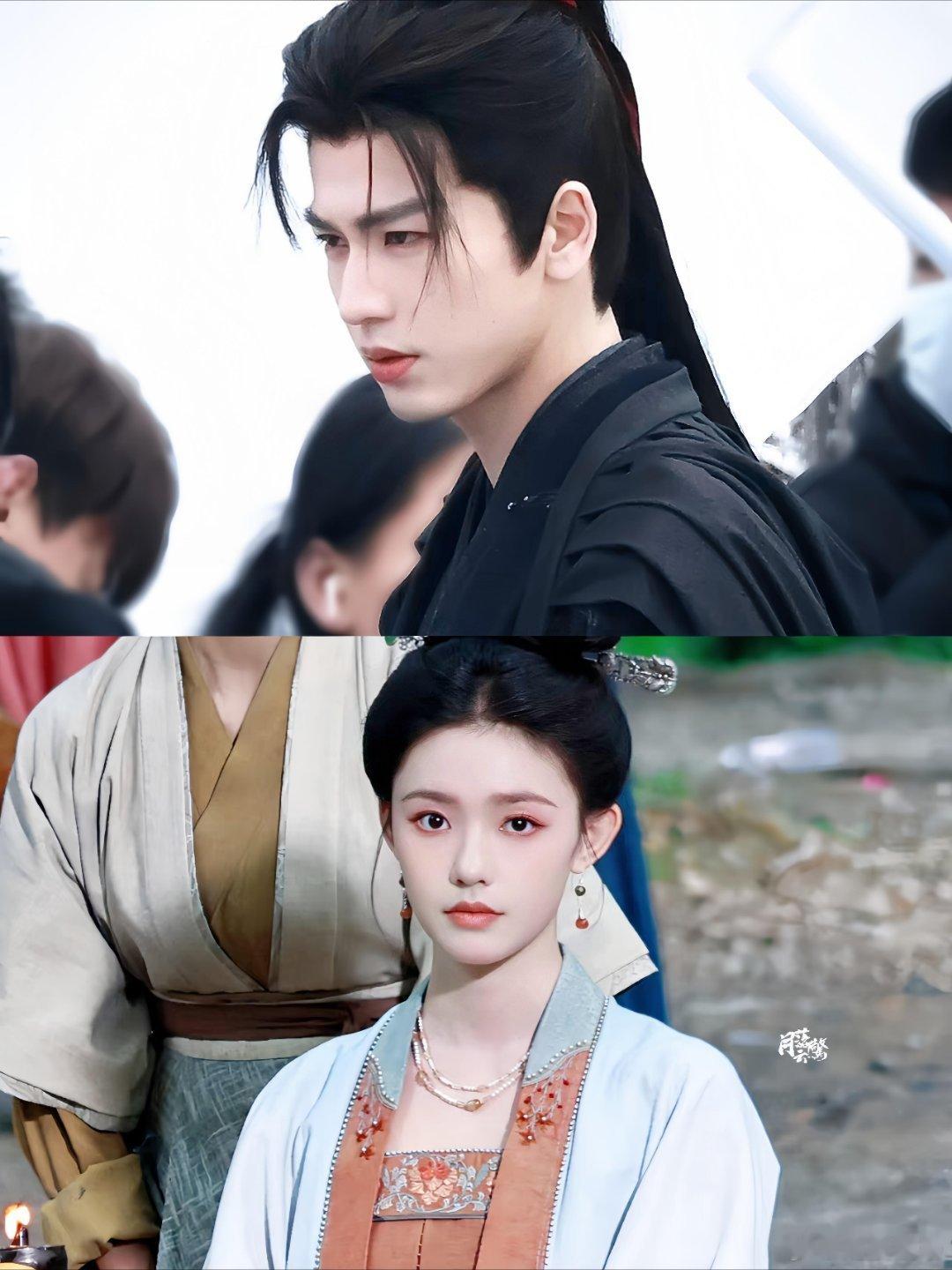 男帅女美，期待一波在能当二番女主的人选里，林允颜值抗打，古装扮相亮眼，两人看着很