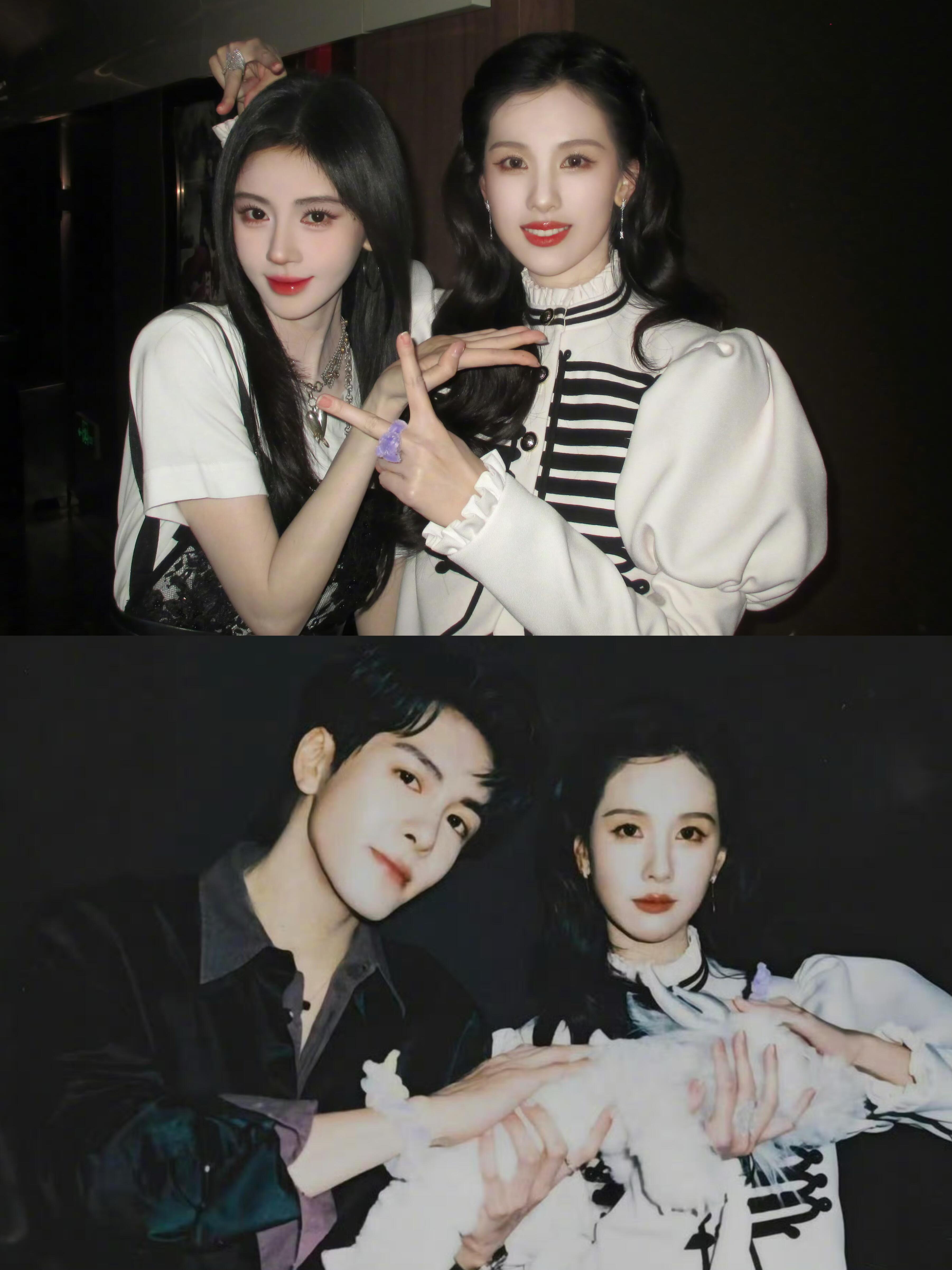 陈都灵晒《月鳞绮纪》剧组合影 陈都灵 鞠婧祎 曾舜晞 田嘉瑞 月鳞绮纪