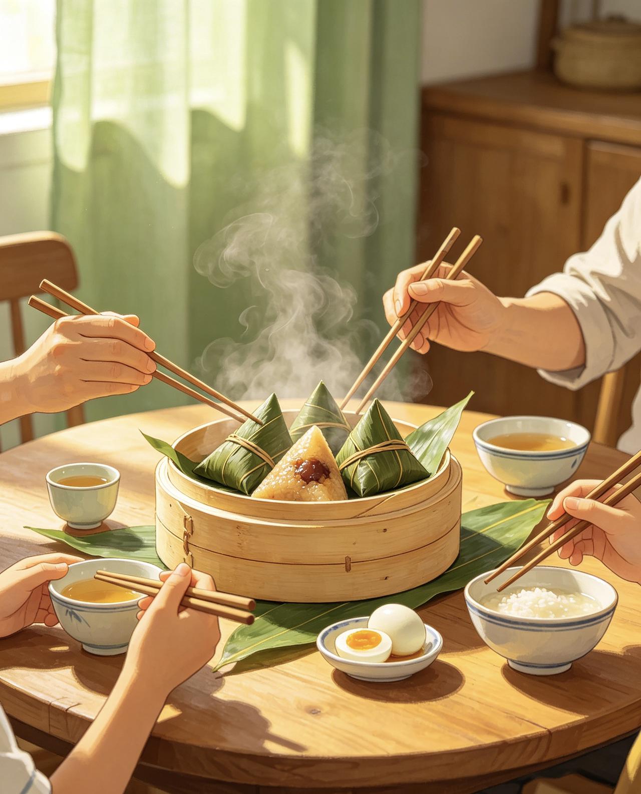 今日端午：不论咸甜，不如相见

五月初五，艾草挂门，龙舟竞渡，又是一年端午至。这