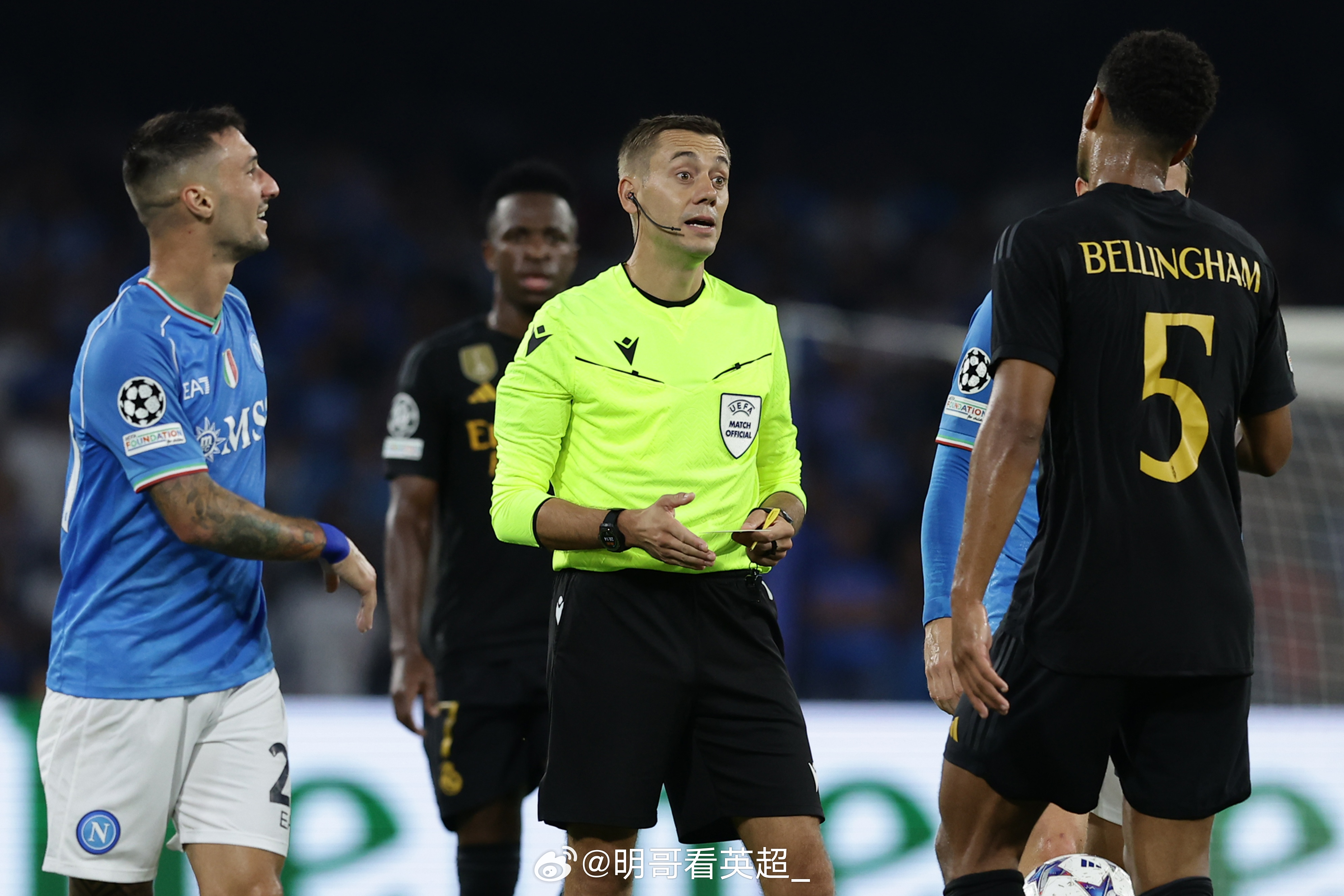 曼城VS皇马次回合裁判安排：主裁判：蒂尔潘主力裁判：达诺斯、帕吉斯VAR裁判：布