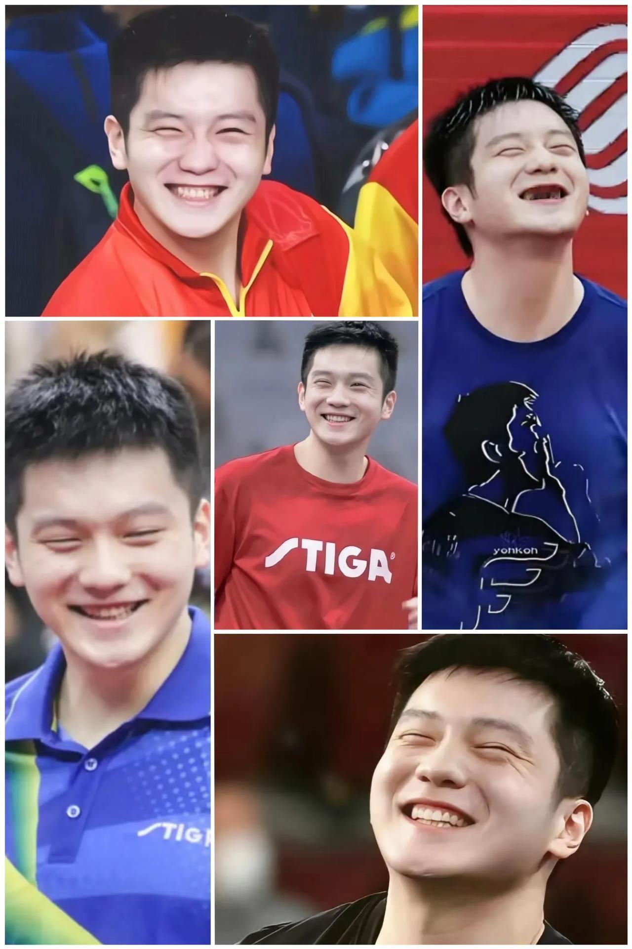 樊振东宣布退出世界排名，支持你永远做自己！

看到之前他的照片，他也是一个爱笑的