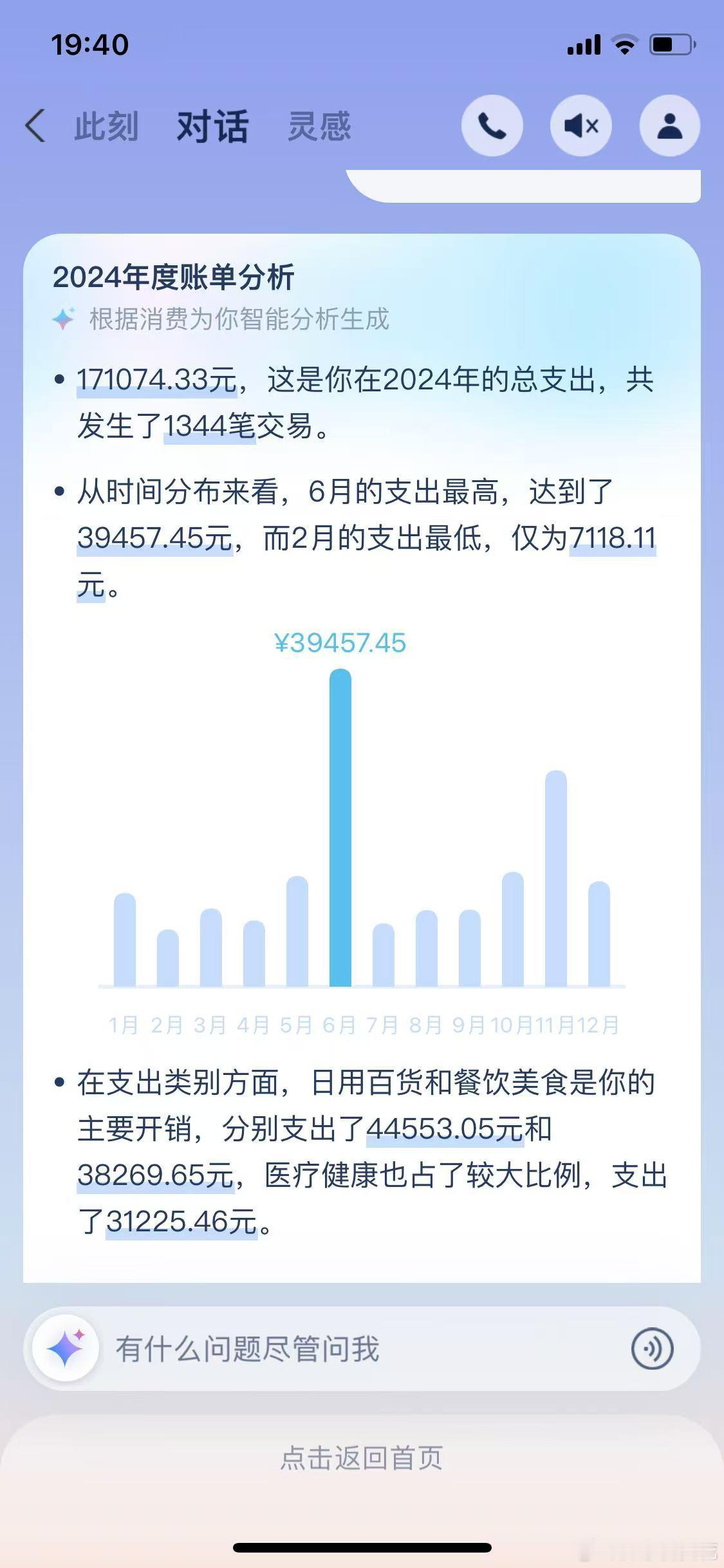 年度账单  我这一年都在干什么？难怪口袋空空如也[苦涩][苦涩][苦涩] 