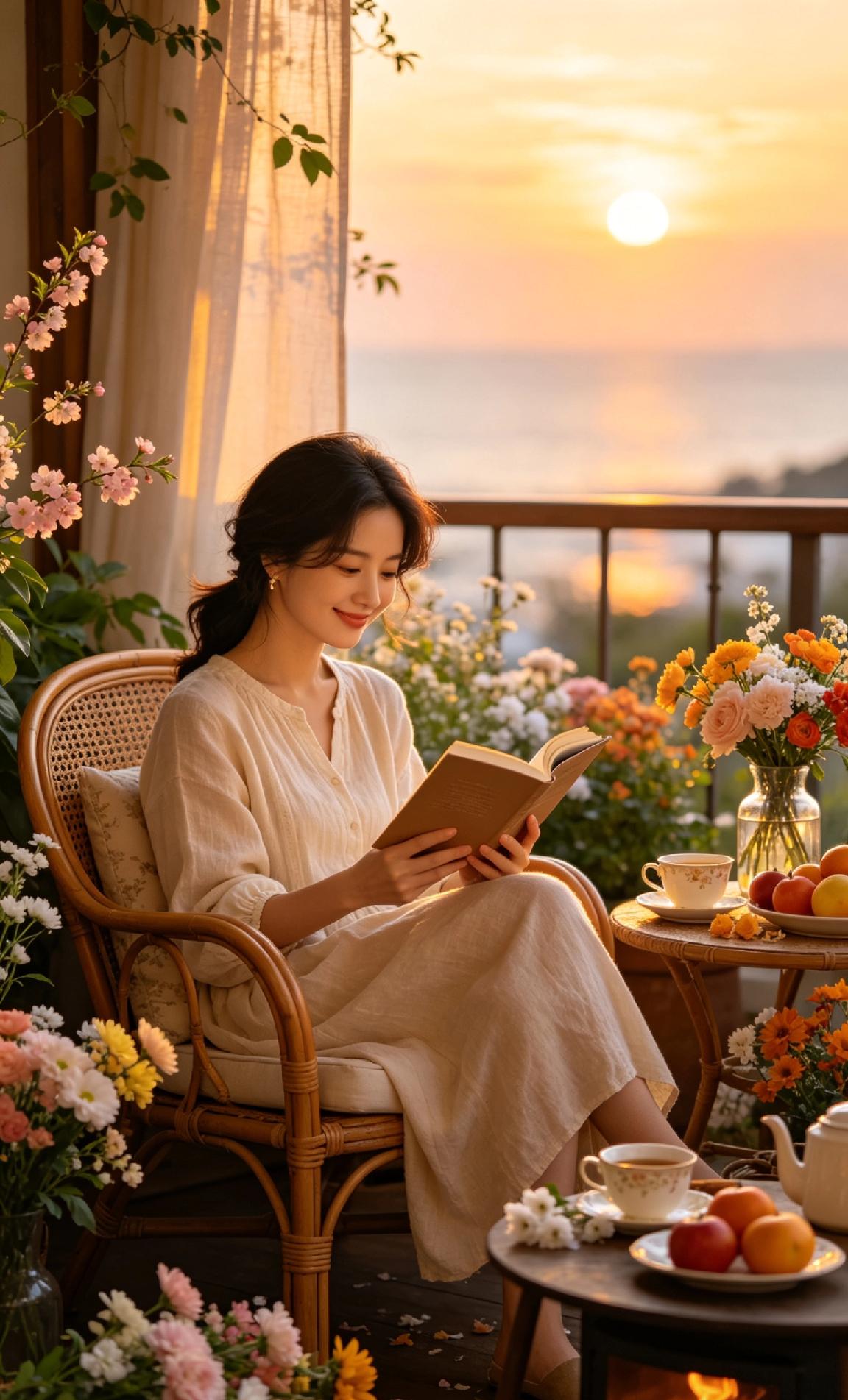 生活最好的状态，是眼里有光，心中有爱，脚下有路。不必追着光奔跑，慢慢经营自己的小