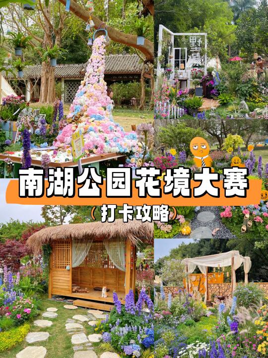 假期必打卡！南湖公园疗愈花园花境大赛攻略