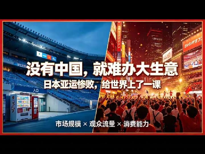 世界离开了中国办不成大事，何况弹丸之国日本呢！
日本这届亚运会办不起了，原来预见