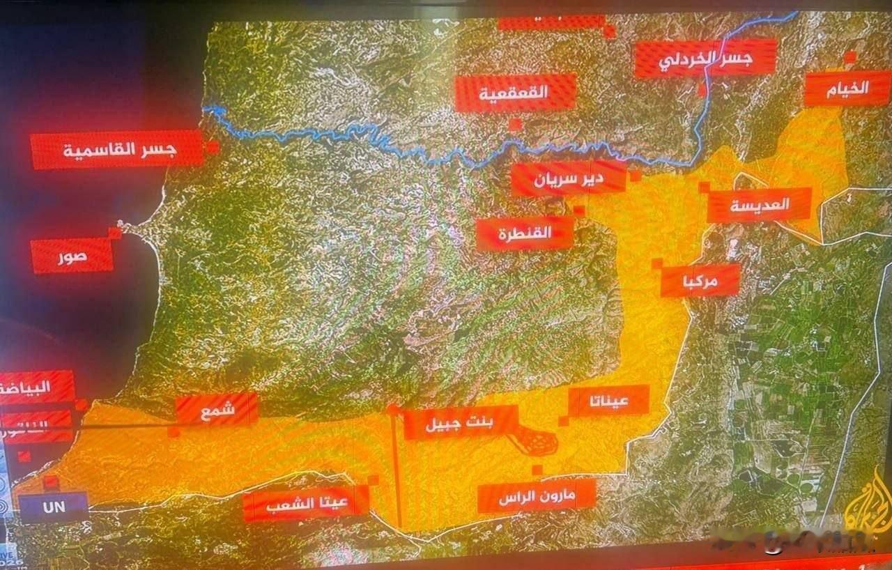 伊朗绝不能同意。以色列宣布，计划占领利塔尼河以南的黎巴嫩南部部分地区目前正在大规