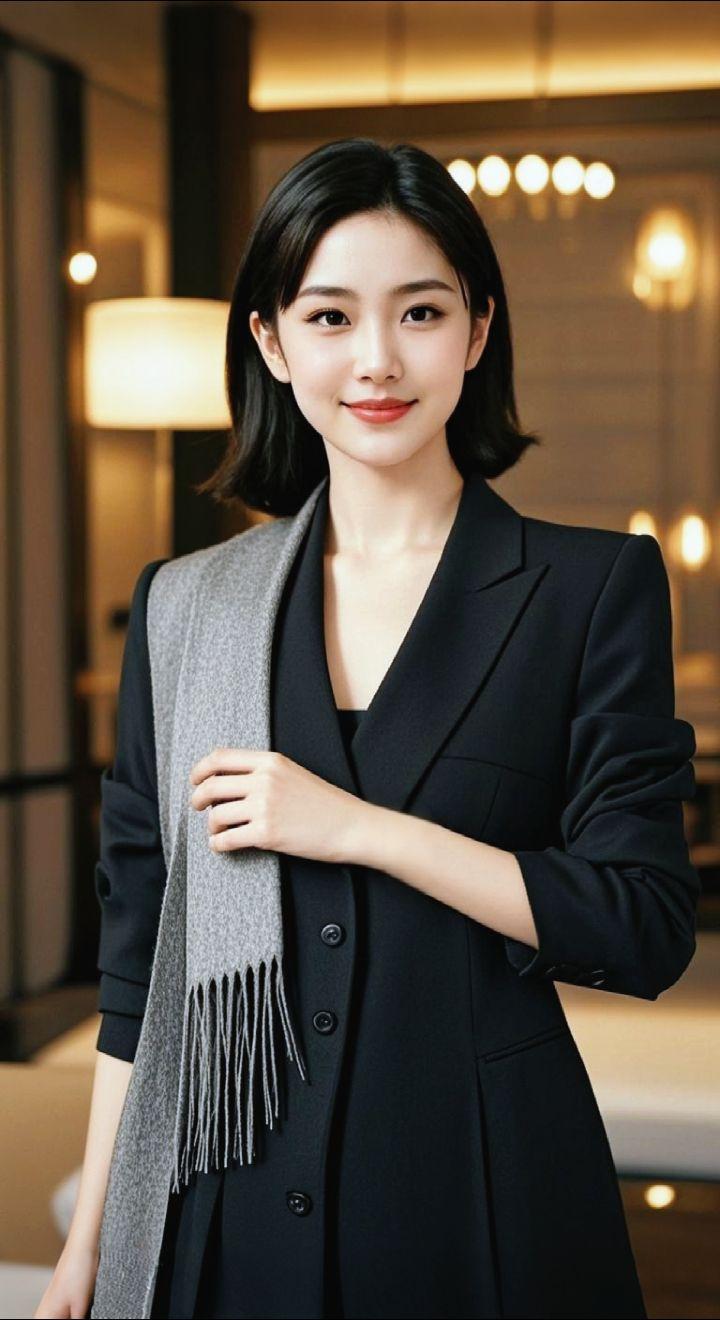 AI扩图 AI黑表魅力男