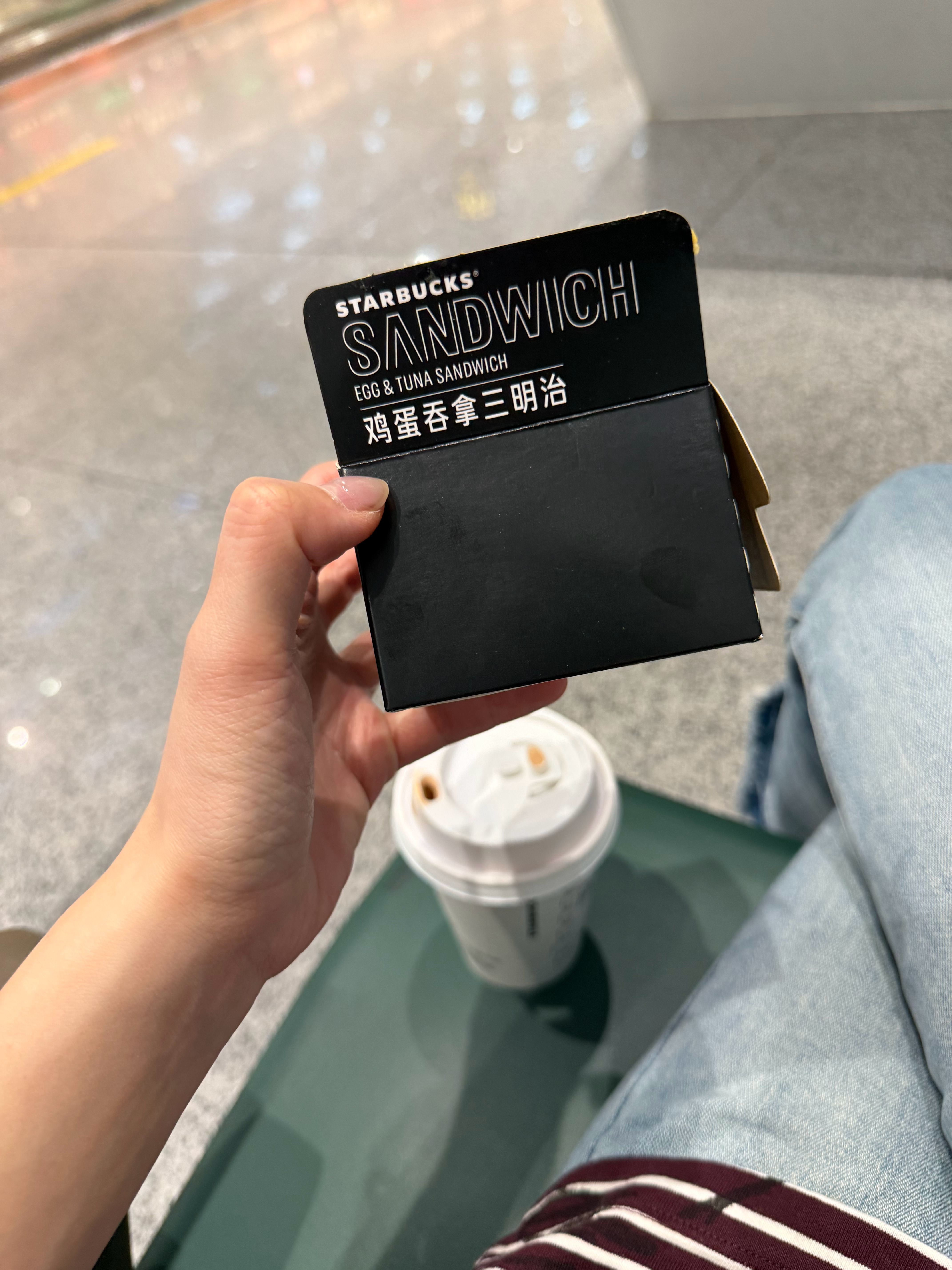 超级喜欢这个三明治🥪就是一份不够 得吃俩吃完喝完又老有劲儿了