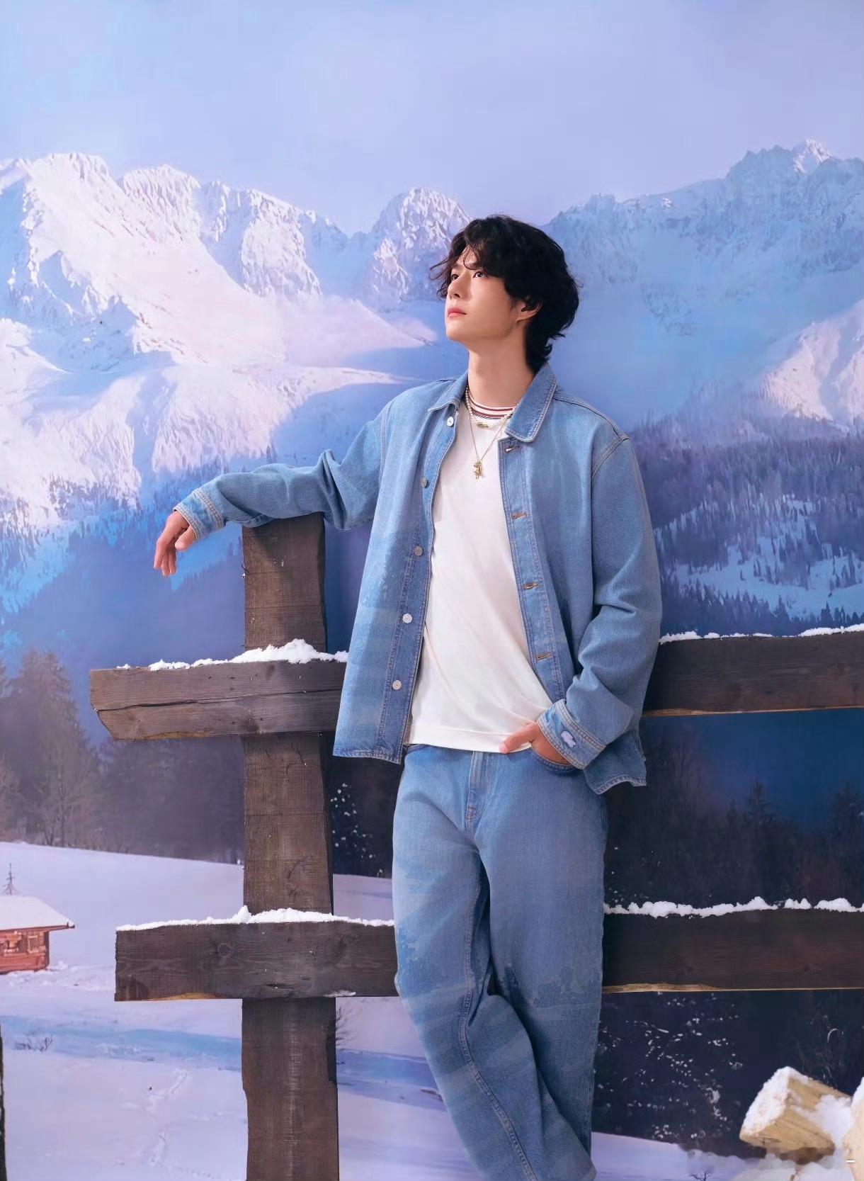 新图欸 王一博这套背景是雪山啊啊啊啊啊
