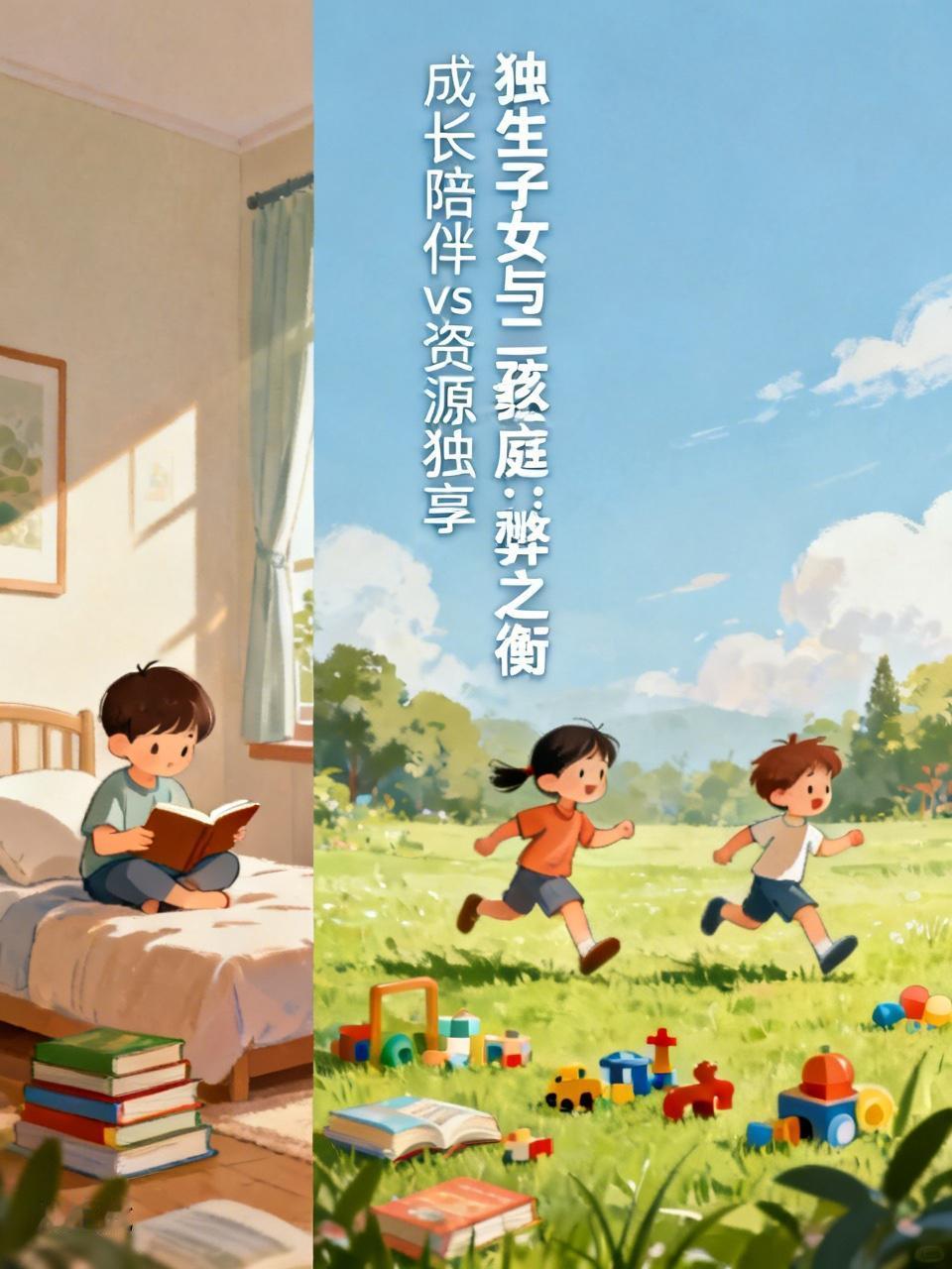 独生子女好还是两个好，这事儿还真没个准。
独生子女小时候没兄弟姐妹抢宠，父母的爱