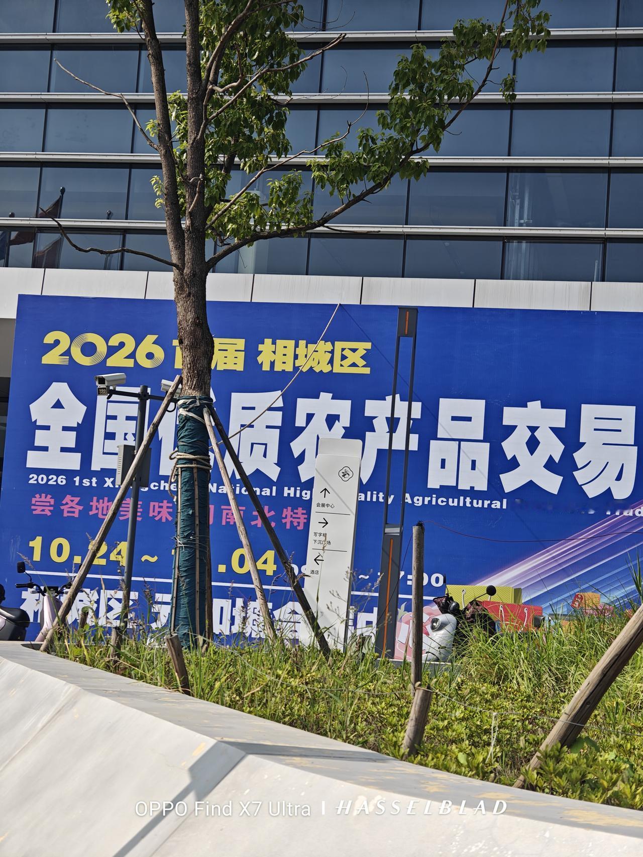 这不，相城区第一届全国优质农产品交易会开始啦。

我脚底痒痒的，忙里偷闲冲过去。