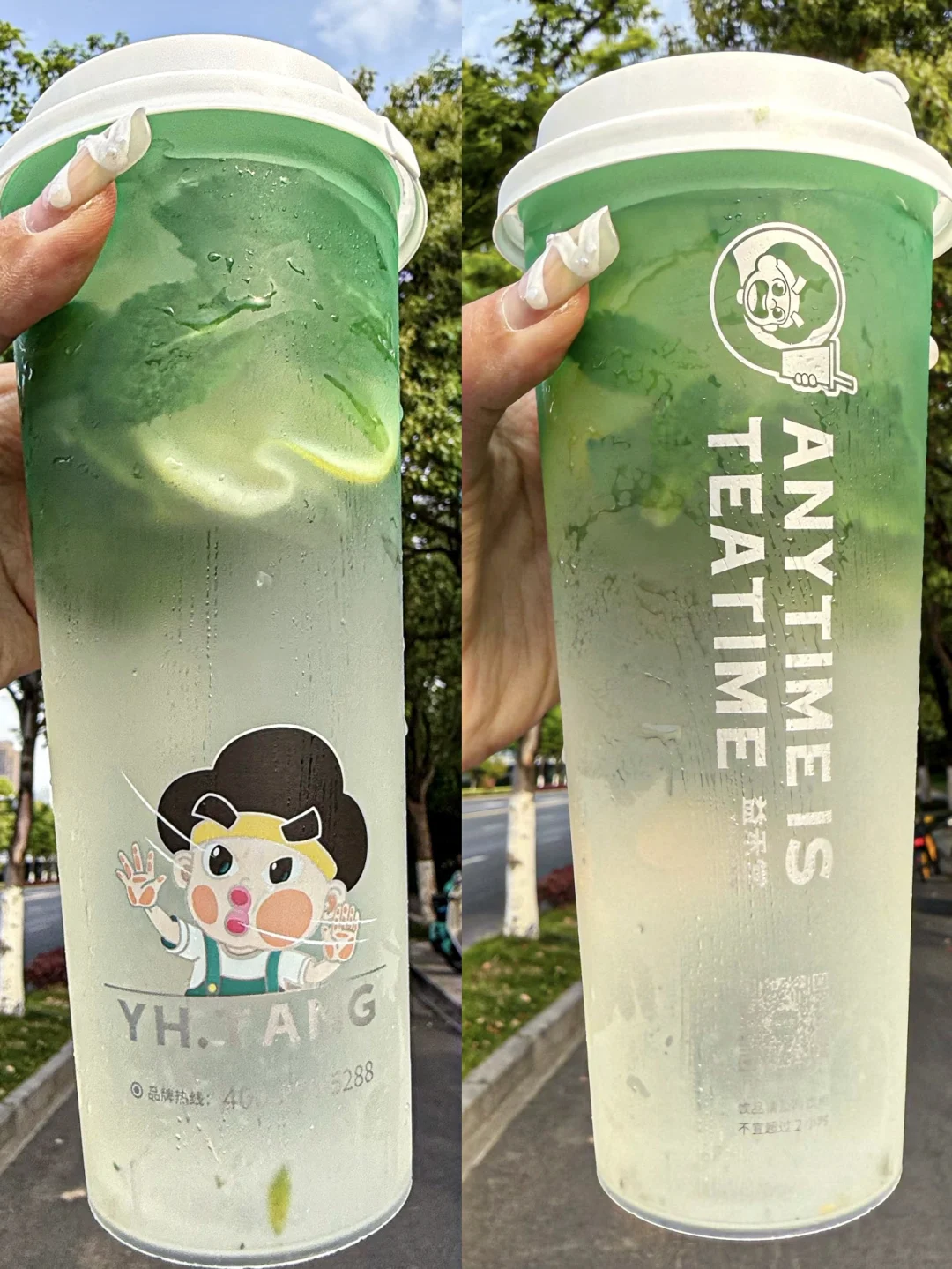 益禾堂这个薄荷柠檬水好好喝！！！坠低4r！！！