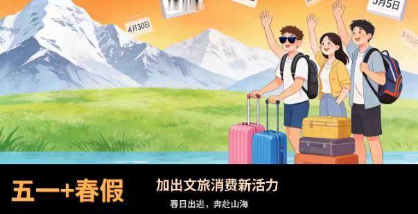 五一叠加春假，“加”出文旅消费新活力
当5天小长假遇上多地中小学春假，再叠加上“