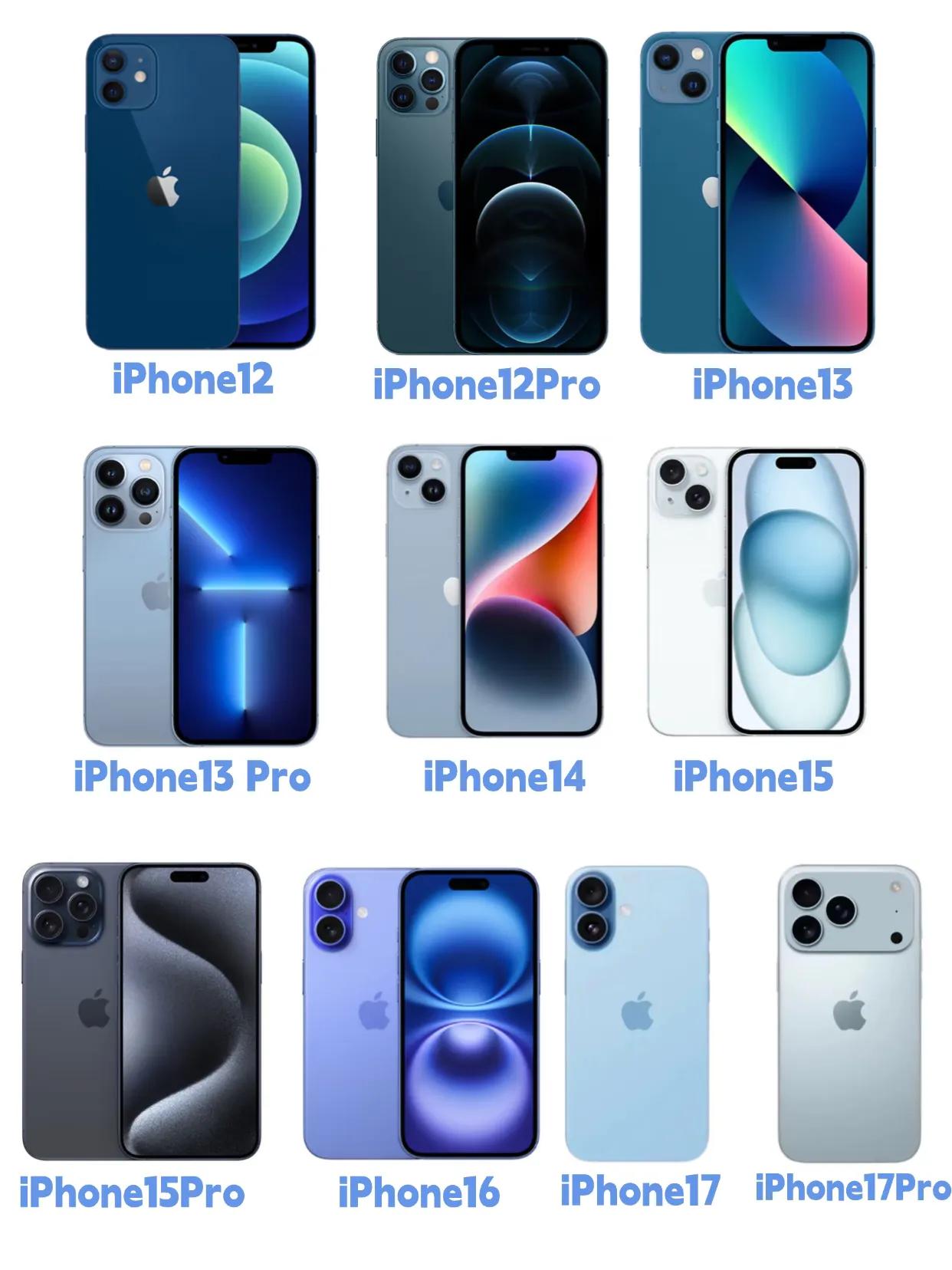 蓝色iPhone汇总！真有这么好看的17吗？
浅浅汇总了一下已经发布的蓝色iPh