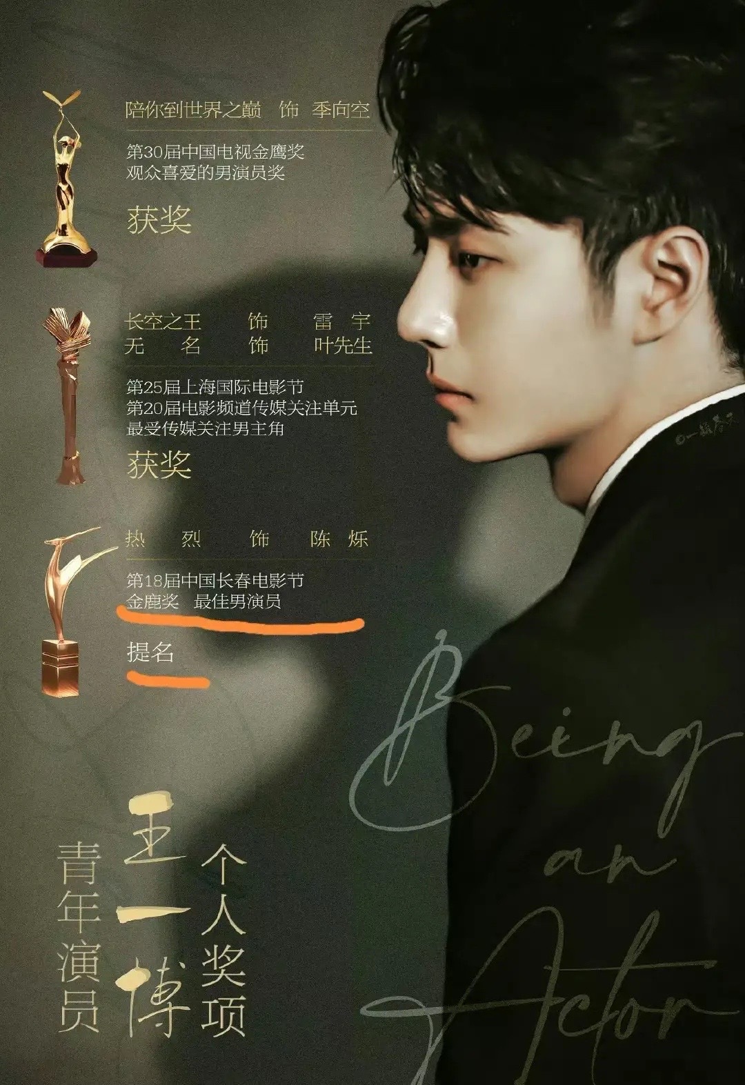 人比人，真的没法比，虽然王一博拍电影已经很努力了，但是演技这个东西要看天赋的..
