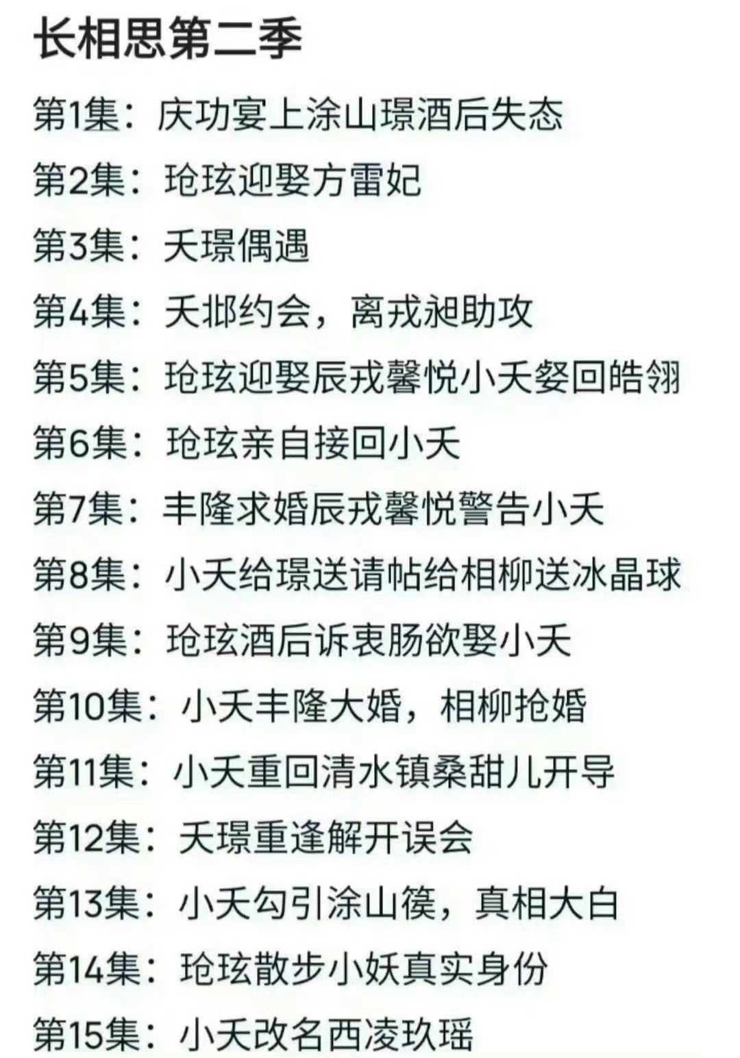 #网传长相思2剧情简介#网传杨紫、张晚意、邓为、檀健次，长相思2剧情简介。这也太