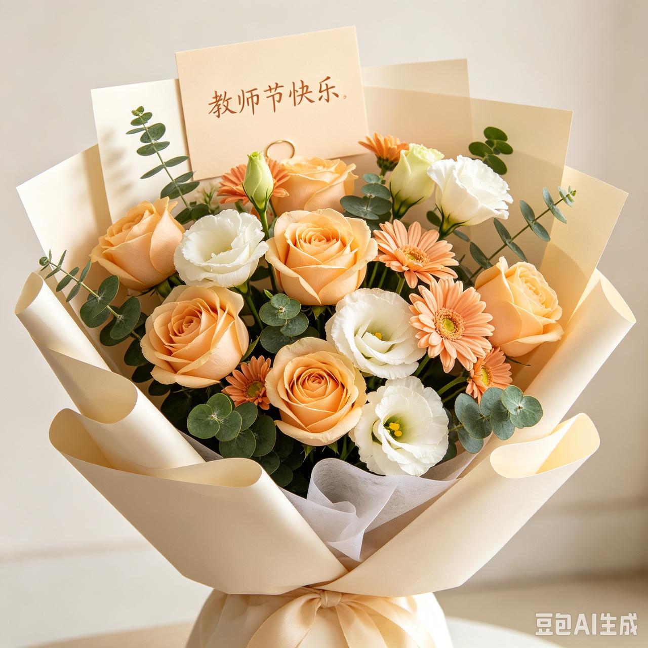 教师节快到了，家委会号召给孩子老师买礼物，说每人大概出50块钱左右。
我痛快地转