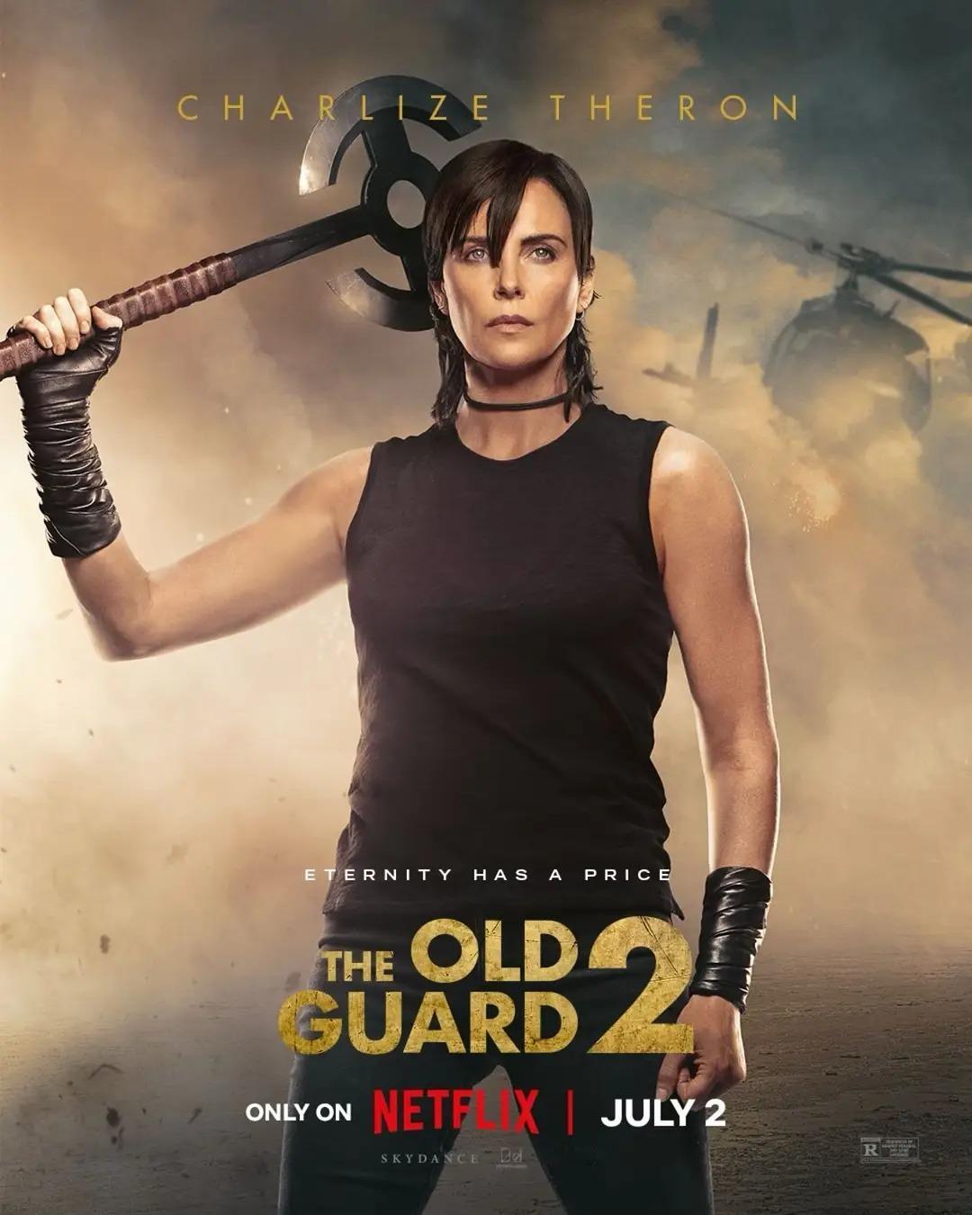 妈妈级别的对决💥⚔️查理兹·塞隆、乌玛·瑟曼主演《永生守卫2》网盘上映（见平↓