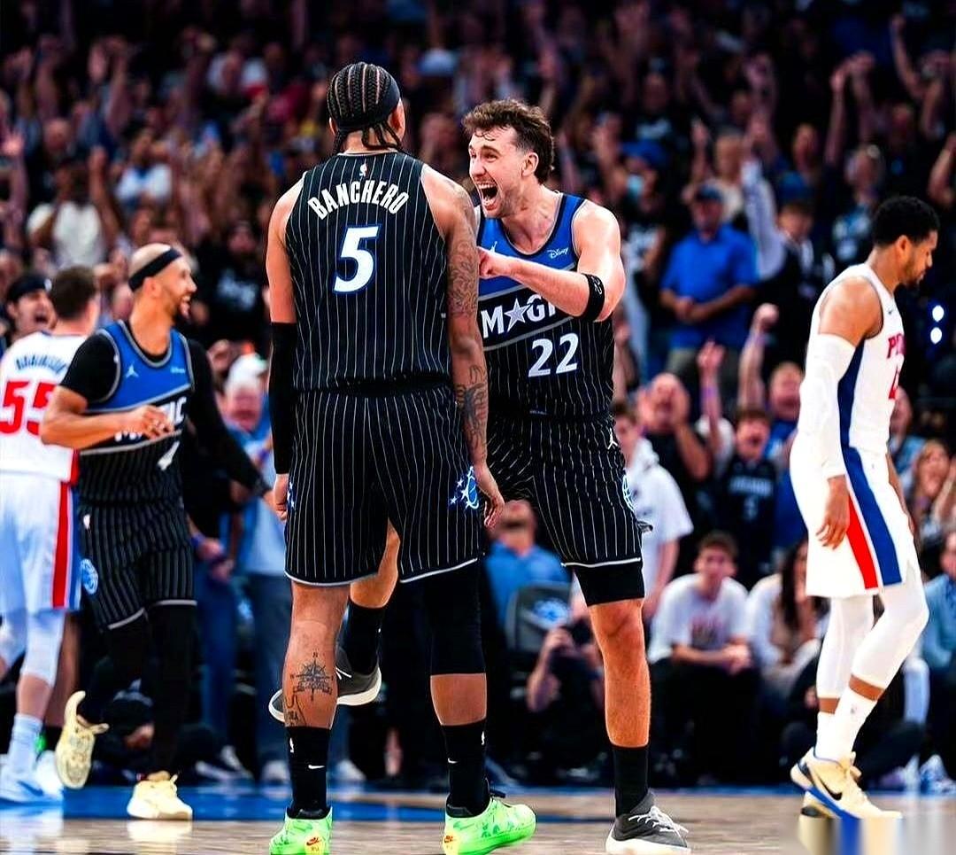 大比分3-1！魔术以94-88力克活塞，抢下赛点。
如果你只看魔术两位当家球星的