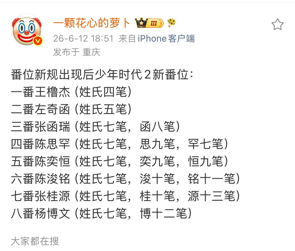 我们的少年时代2新顺序 我们的少年时代2新排序 谁赞同 